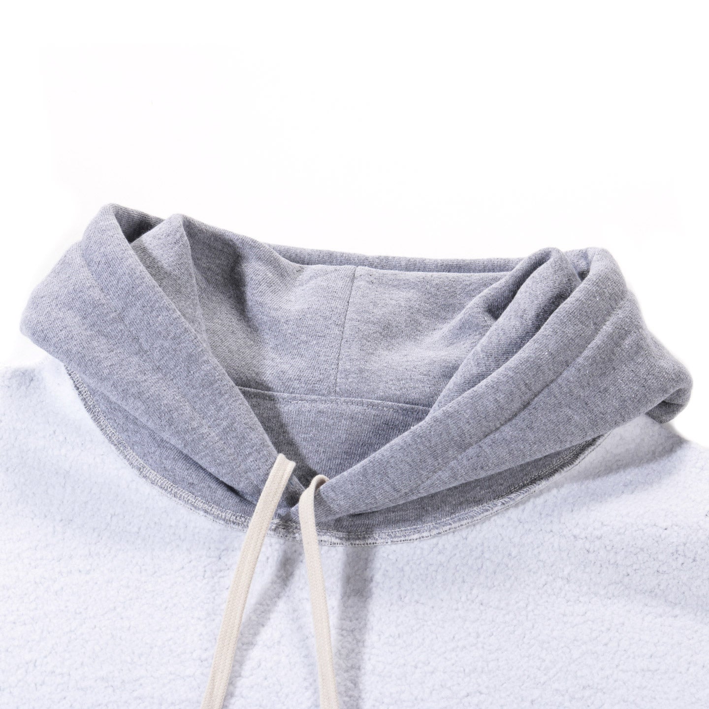 S.K. MANOR HILL REVERSIBLE EVERT HOODIE HEATHER GREY COTTON FLEECE