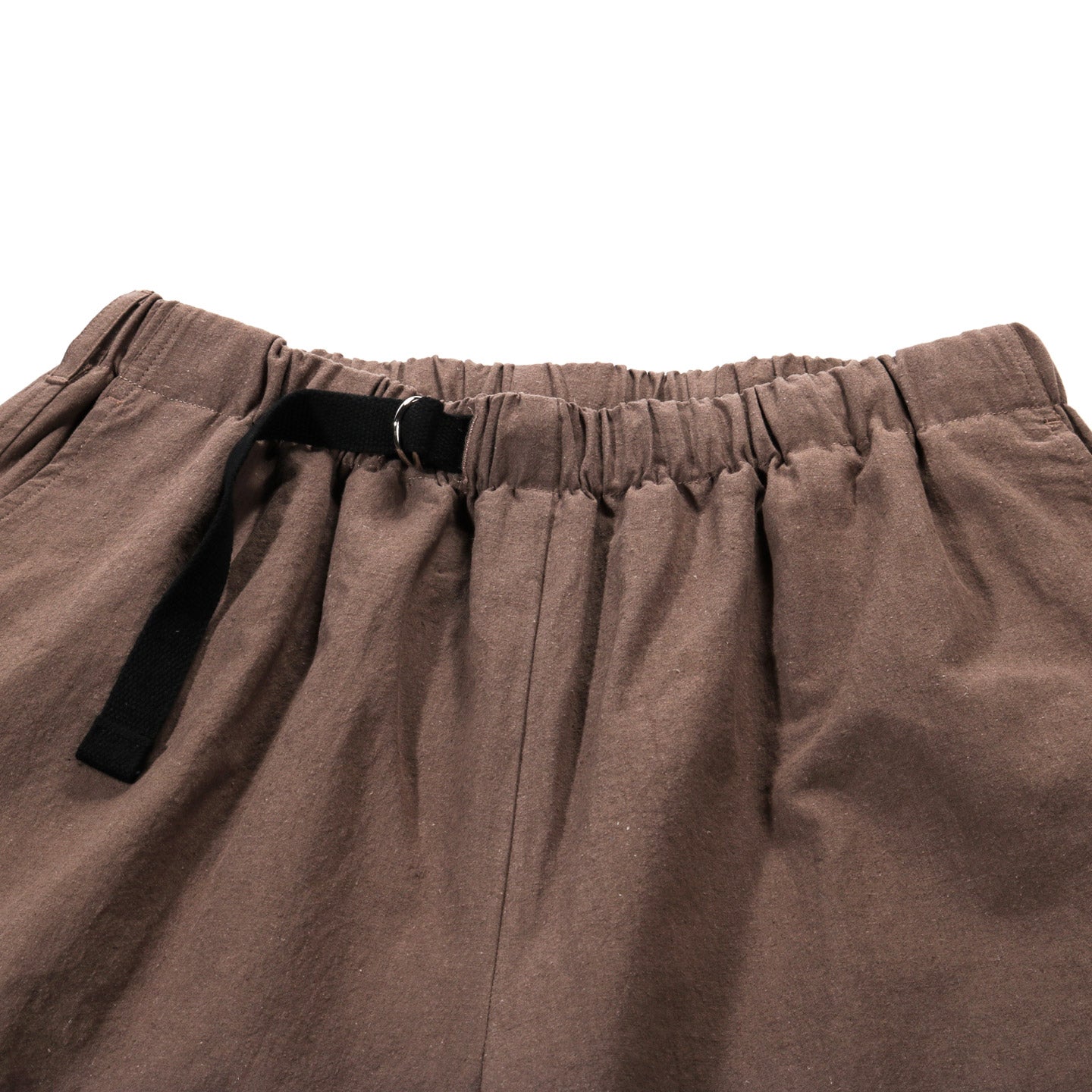 S.K. MANOR HILL PALEGO SHORT BROWN LINEN COTTON