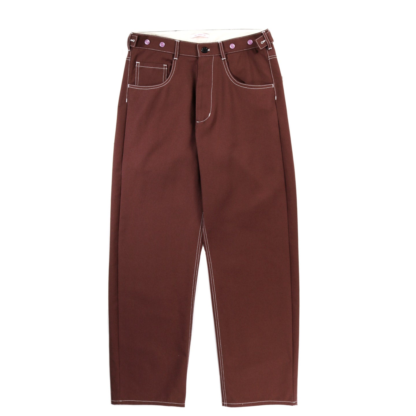 S.K. MANOR HILL RANCH PANT BROWN COTTON TWILL