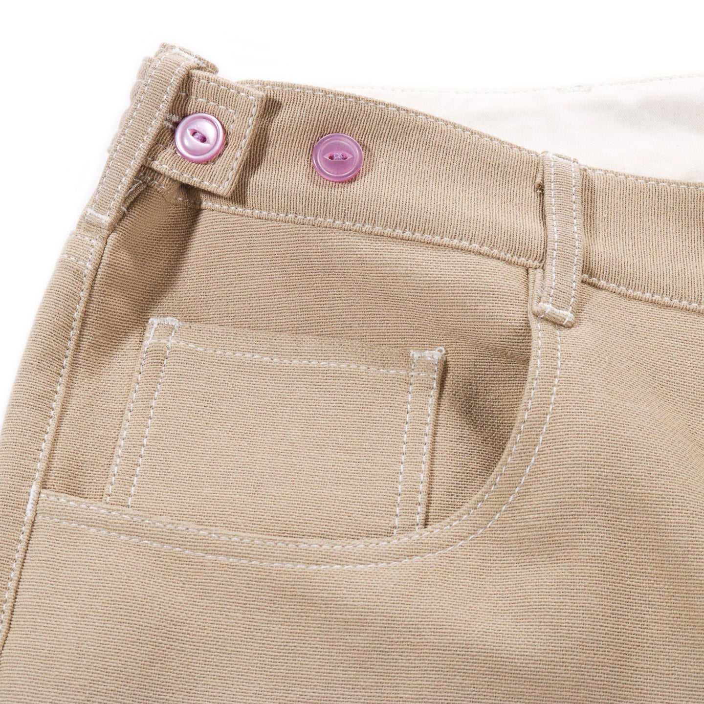 S.K. MANOR HILL RANCH PANT TAN BURLAP COTTON