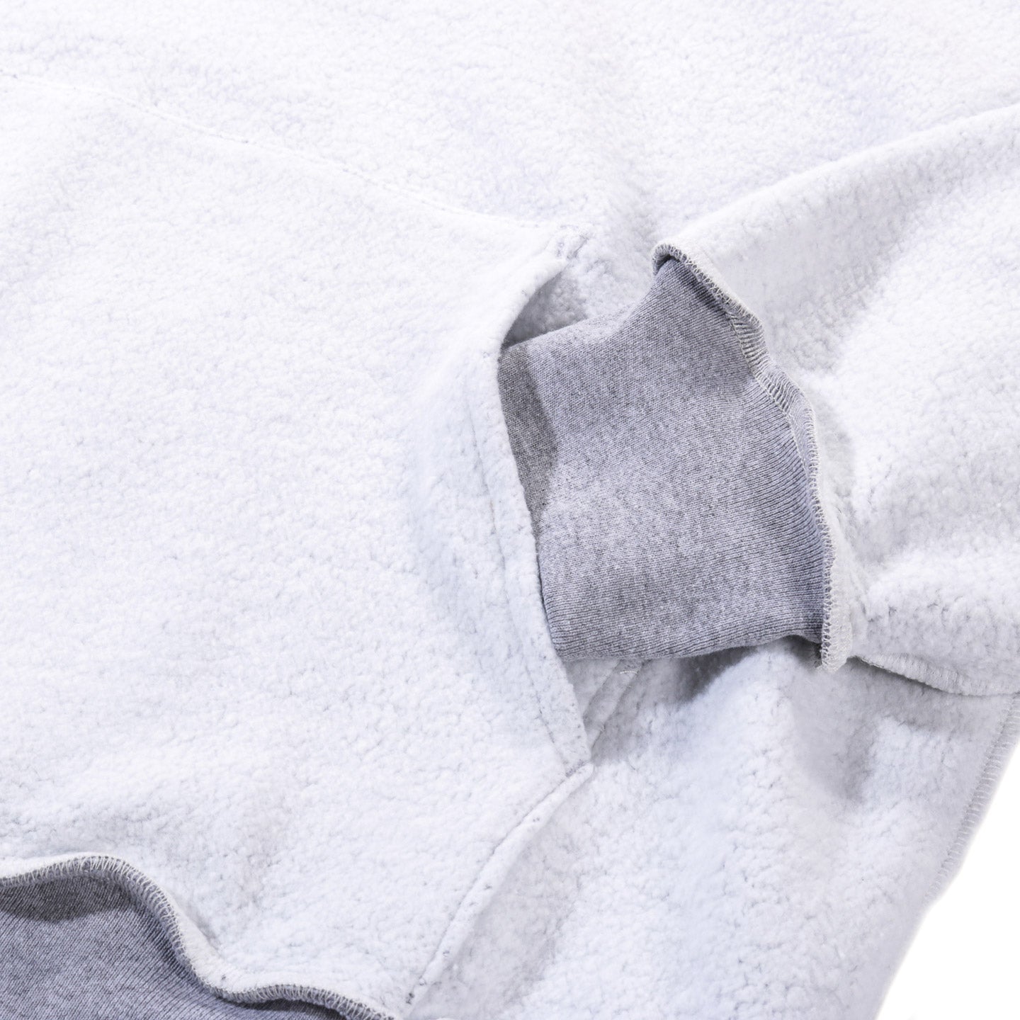 S.K. MANOR HILL REVERSIBLE EVERT HOODIE HEATHER GREY COTTON FLEECE