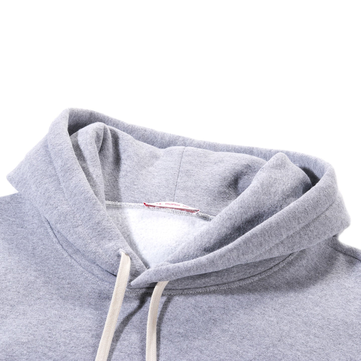 S.K. MANOR HILL REVERSIBLE EVERT HOODIE HEATHER GREY COTTON FLEECE