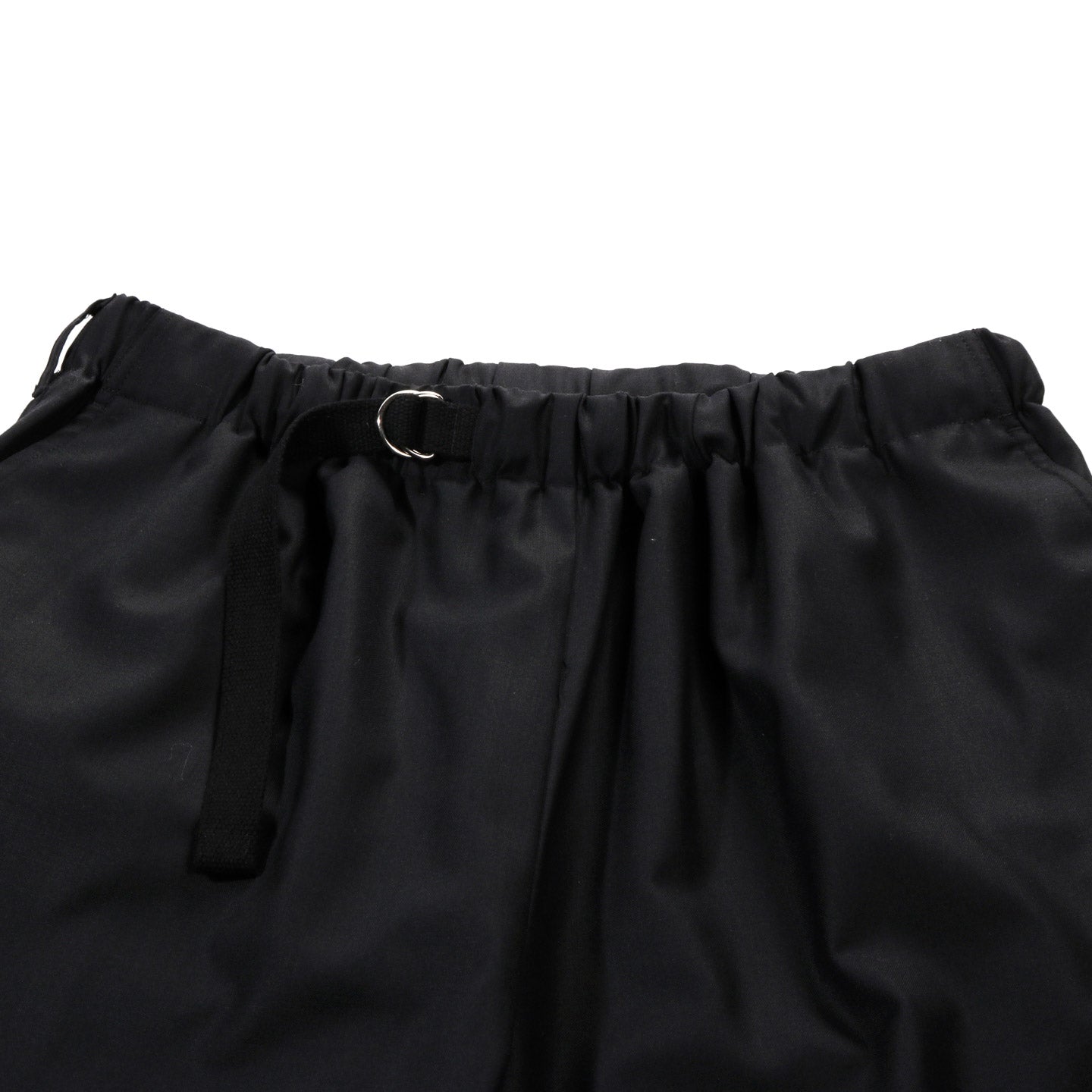 S.K. MANOR HILL PALEGO SHORT BLACK TROPICAL WOOL