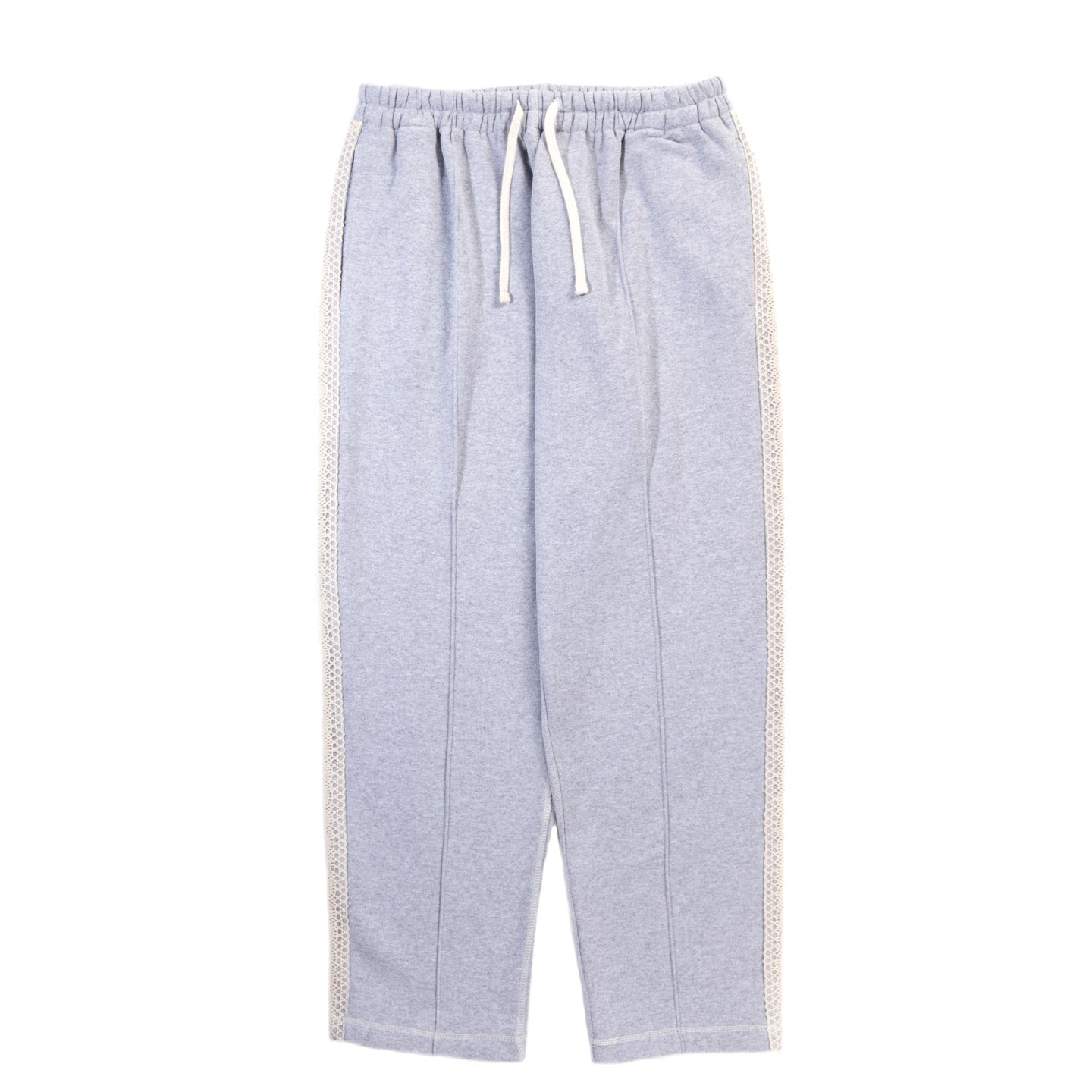 S.K. MANOR HILL SAUNTER PANT HEATHER GREY COTTON FLEECE / NATURAL TRIM