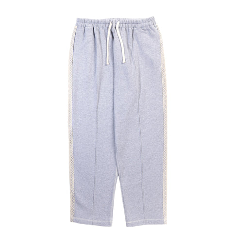 S.K. MANOR HILL SAUNTER PANT HEATHER GREY COTTON FLEECE / NATURAL TRIM