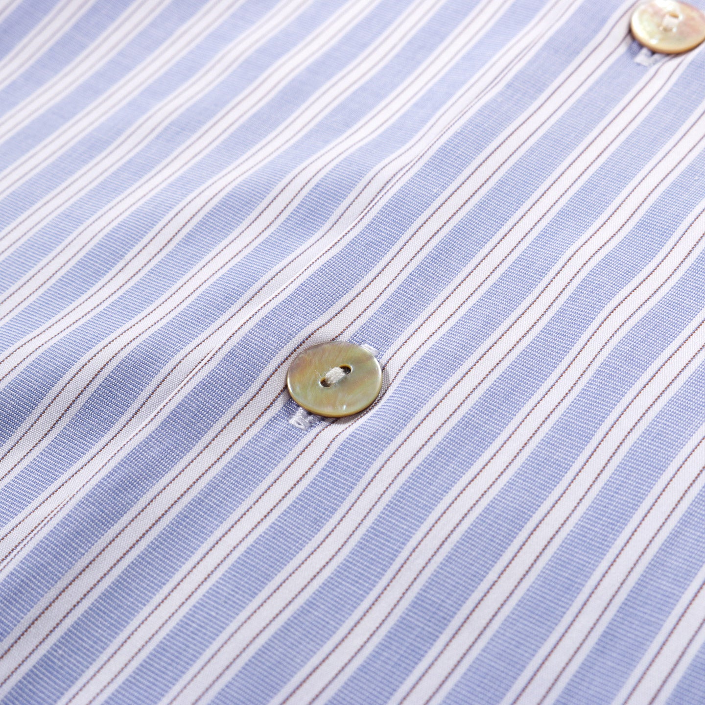 S.K. MANOR HILL ALOHA SHIRT LT. BLUE / BURGUNDY STRIPES COTTON