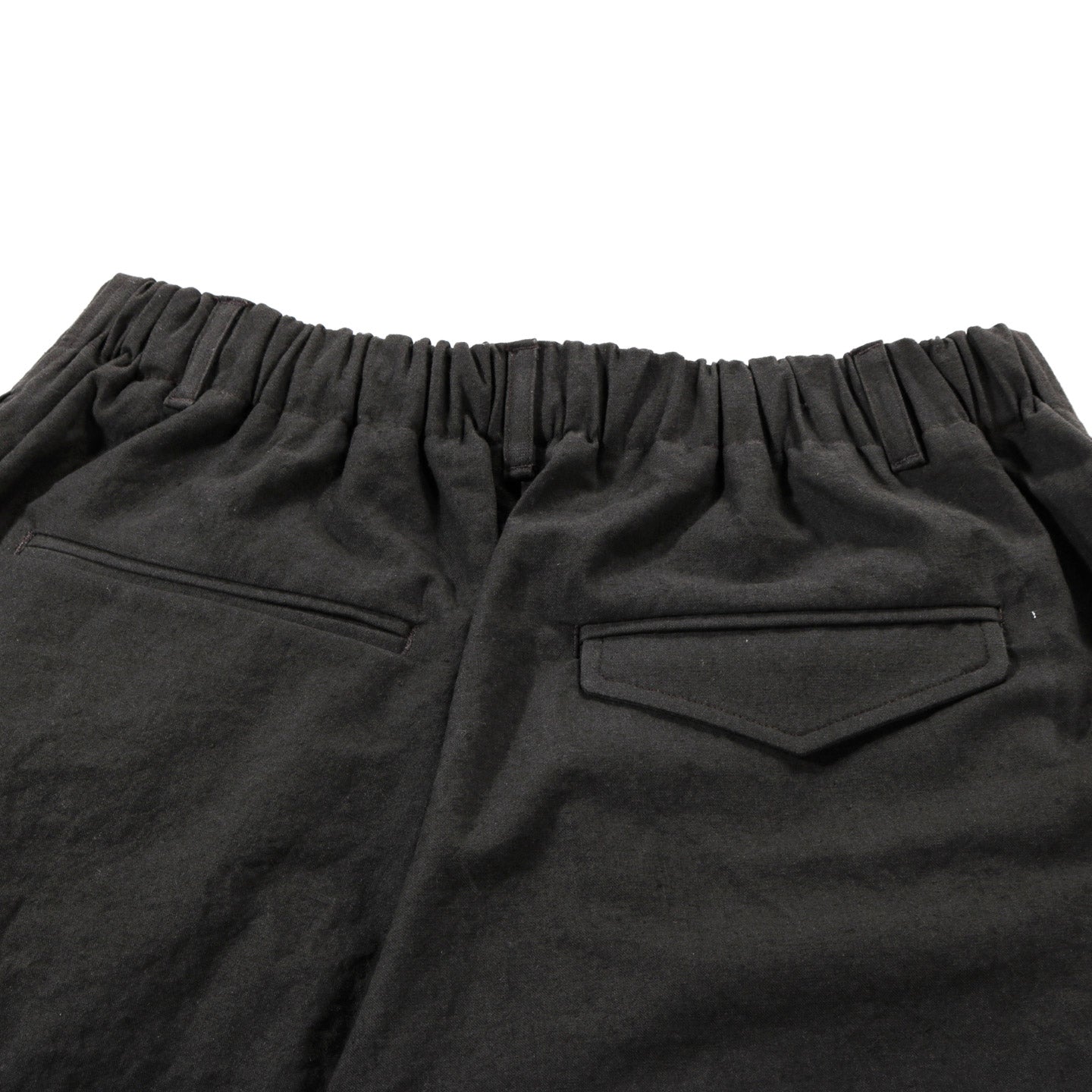 S.K. MANOR HILL SOLAR SHORT ANTIQUE BLACK LINEN COTTON
