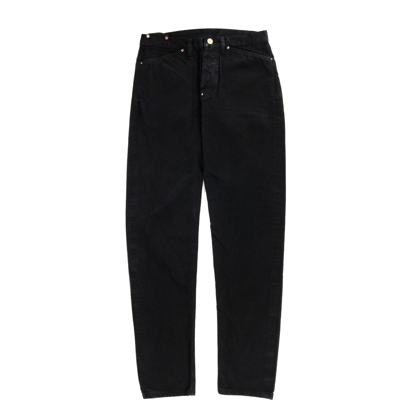 TENDER TYPE 130 TAPERED JEANS 16OZ SELVAGE DENIM BLACK HOLE