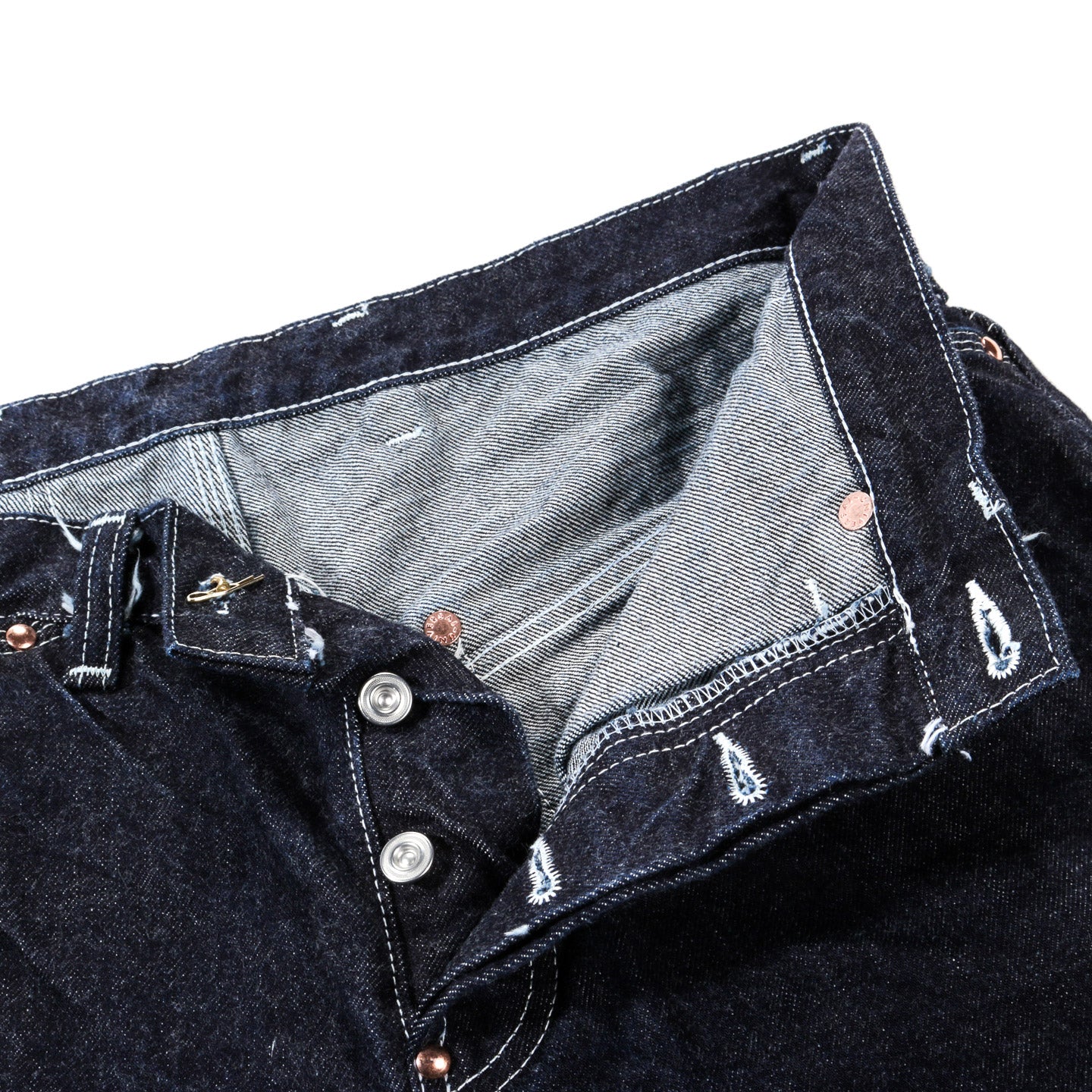 TENDER TYPE 130 TAPERED JEANS 16OZ SELVAGE DENIM RINSED