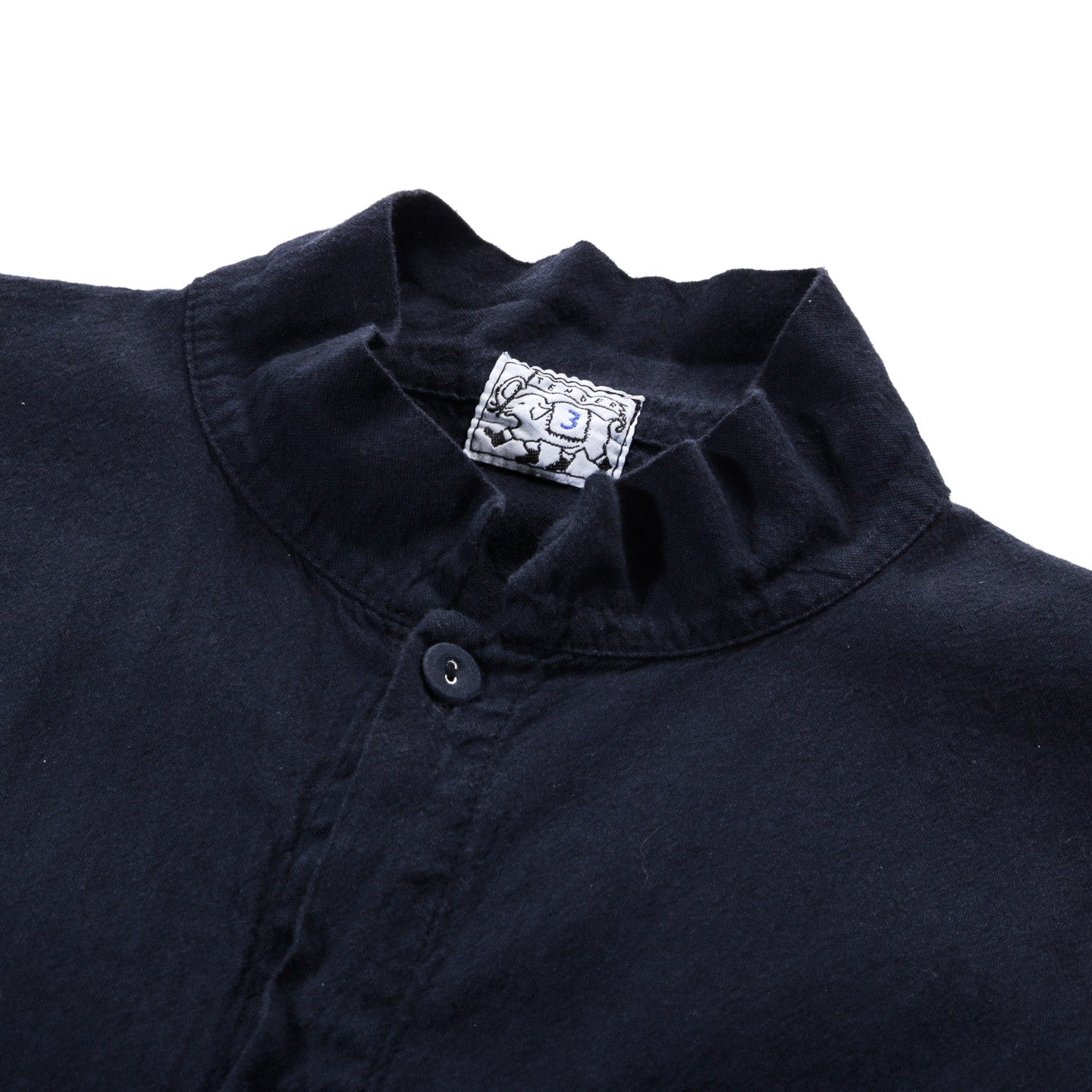 TENDER TYPE 457 FROCK SHIRT COTTON PYJAMA HADAL BLUE