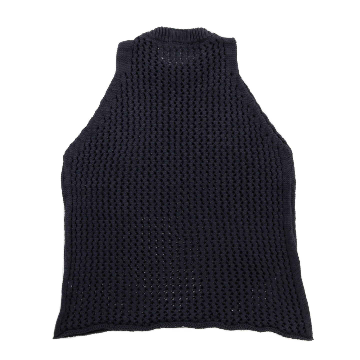 TENDER TYPE STRING VEST COMBED COTTON YARN NAVY