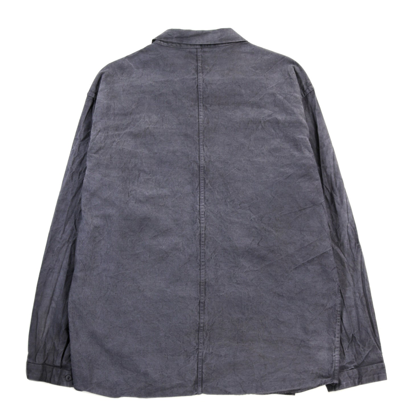 TENDER TYPE 402 TWO BIRDS SHIRT COTTON DROP CLOTH GREY LOGWOOD