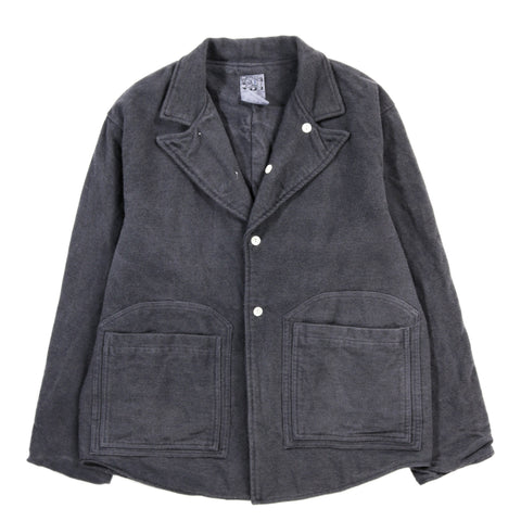 TENDER TYPE 918 TWO:ONE BUTTERFLY JACKET WOOL FACE BROKEN TWILL CHESTNUT DYED