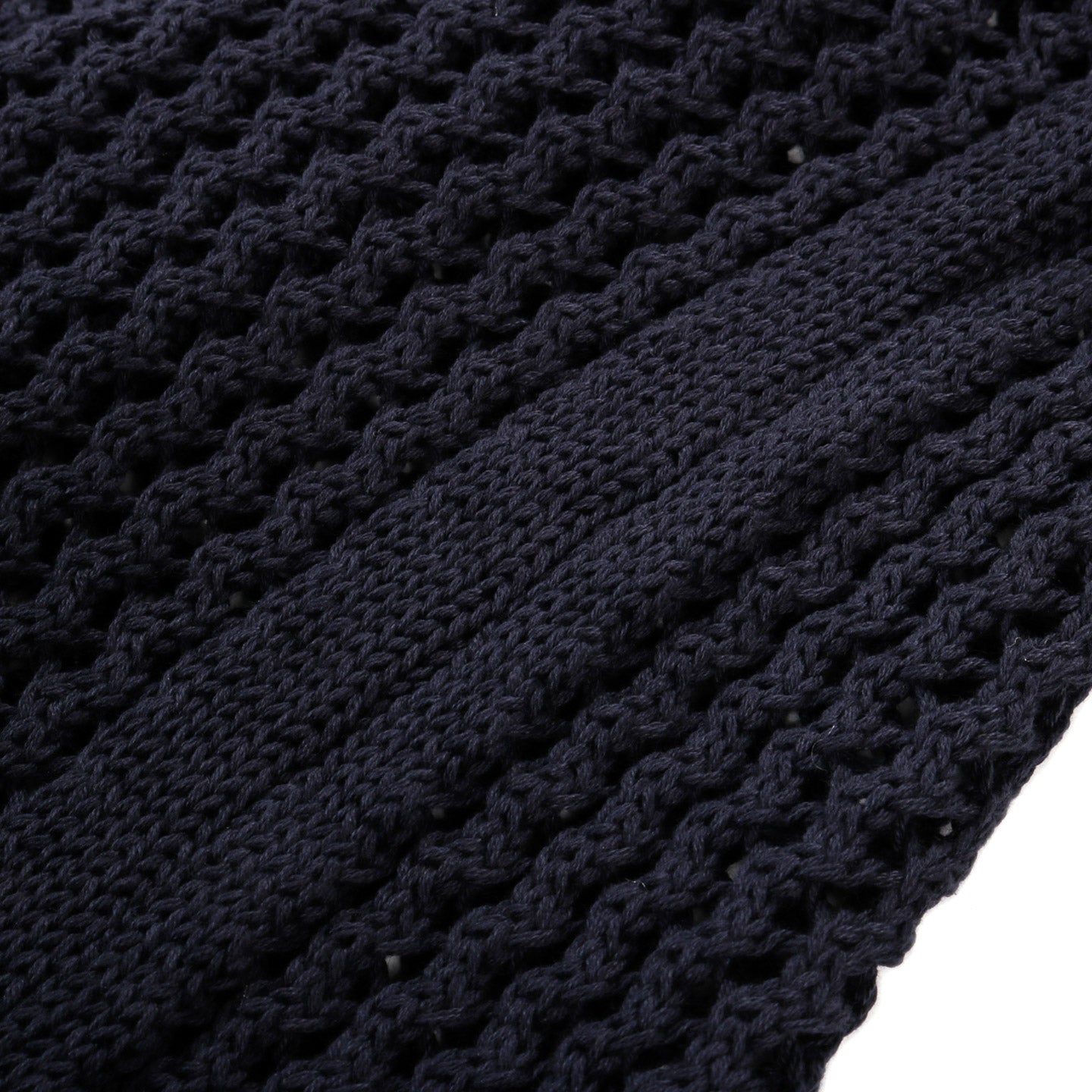 TENDER TYPE STRING VEST COMBED COTTON YARN NAVY