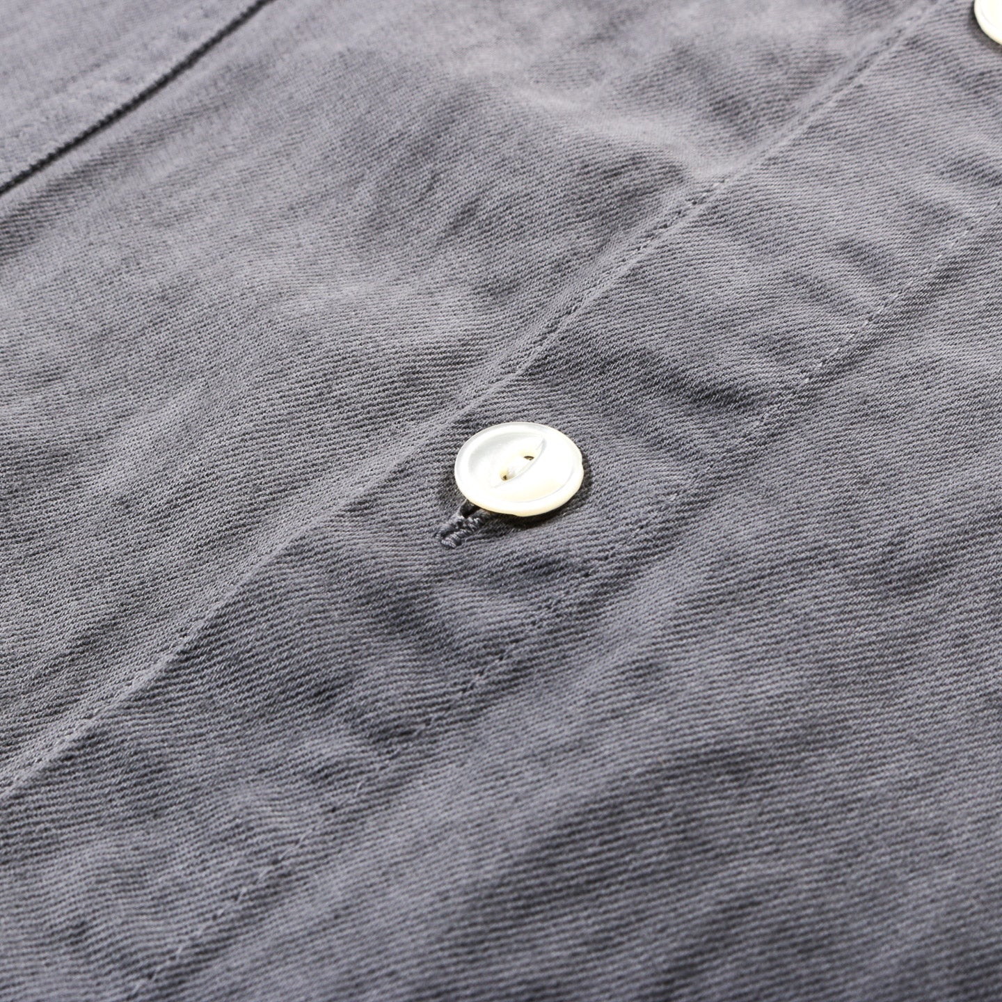 TENDER TYPE 439 STOLE POCKET BUTTERFLY SHIRT CLEAN COTTON DRILL CHESTNUT DYED