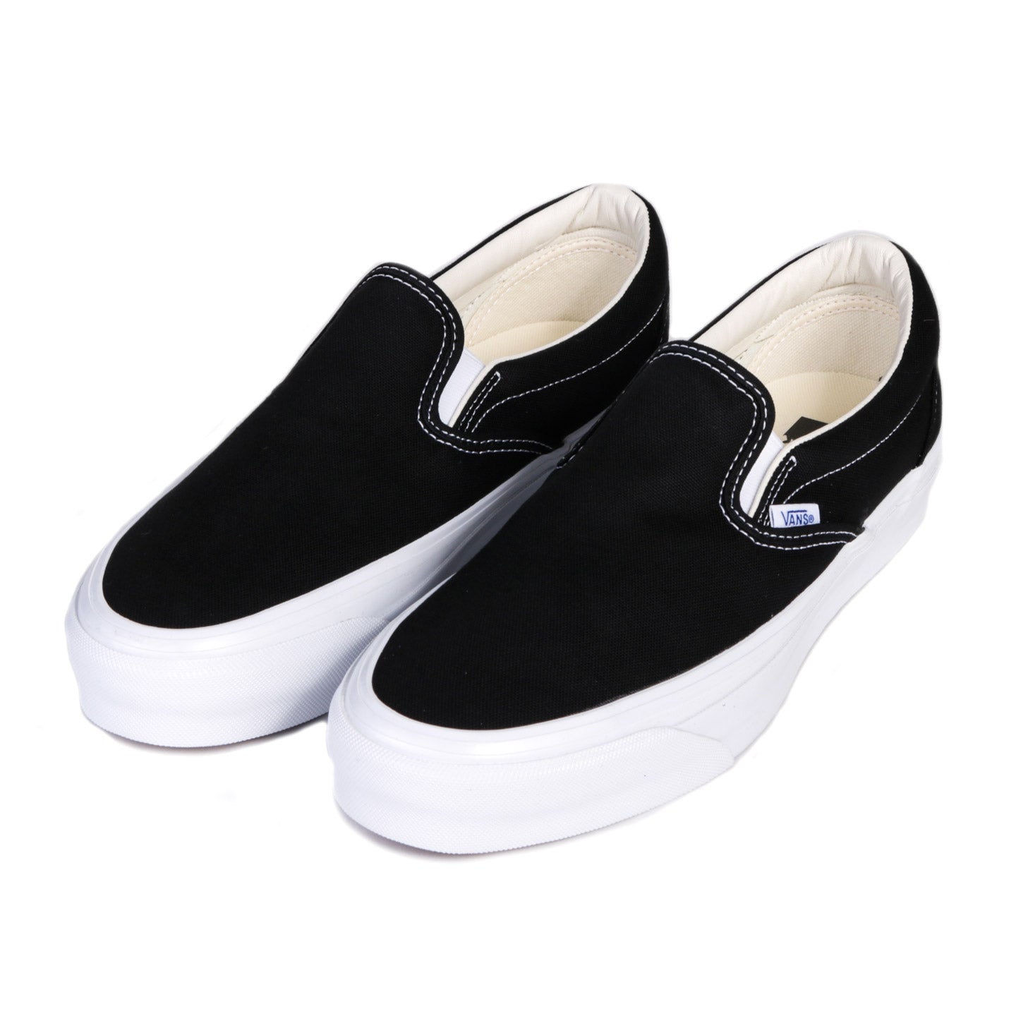 VANS PREMIUM CLASSICS SLIP-ON REISSUE 98 LX BLACK / WHITE