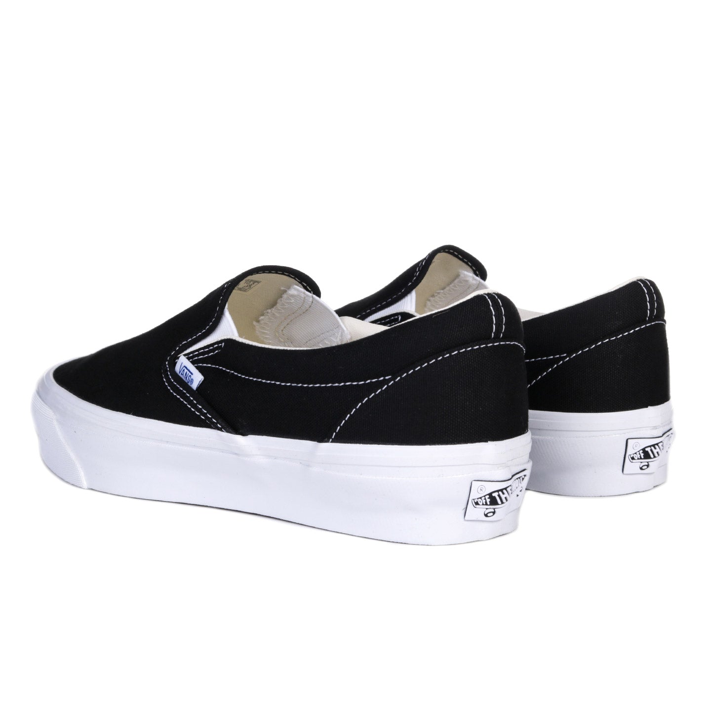 VANS PREMIUM CLASSICS SLIP-ON REISSUE 98 LX BLACK / WHITE