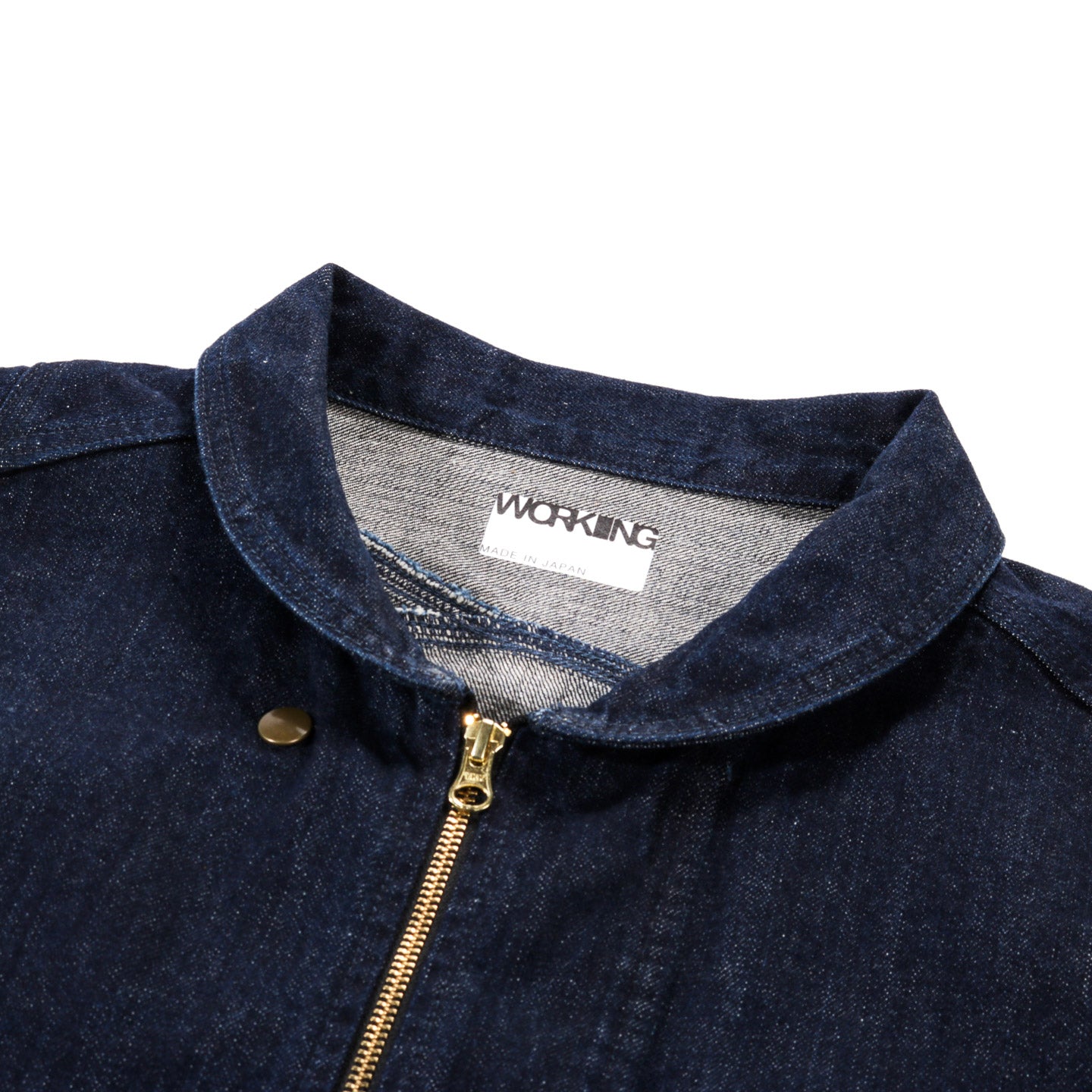 WORKING GUARD JACKET INDIGO DENIM RINSED