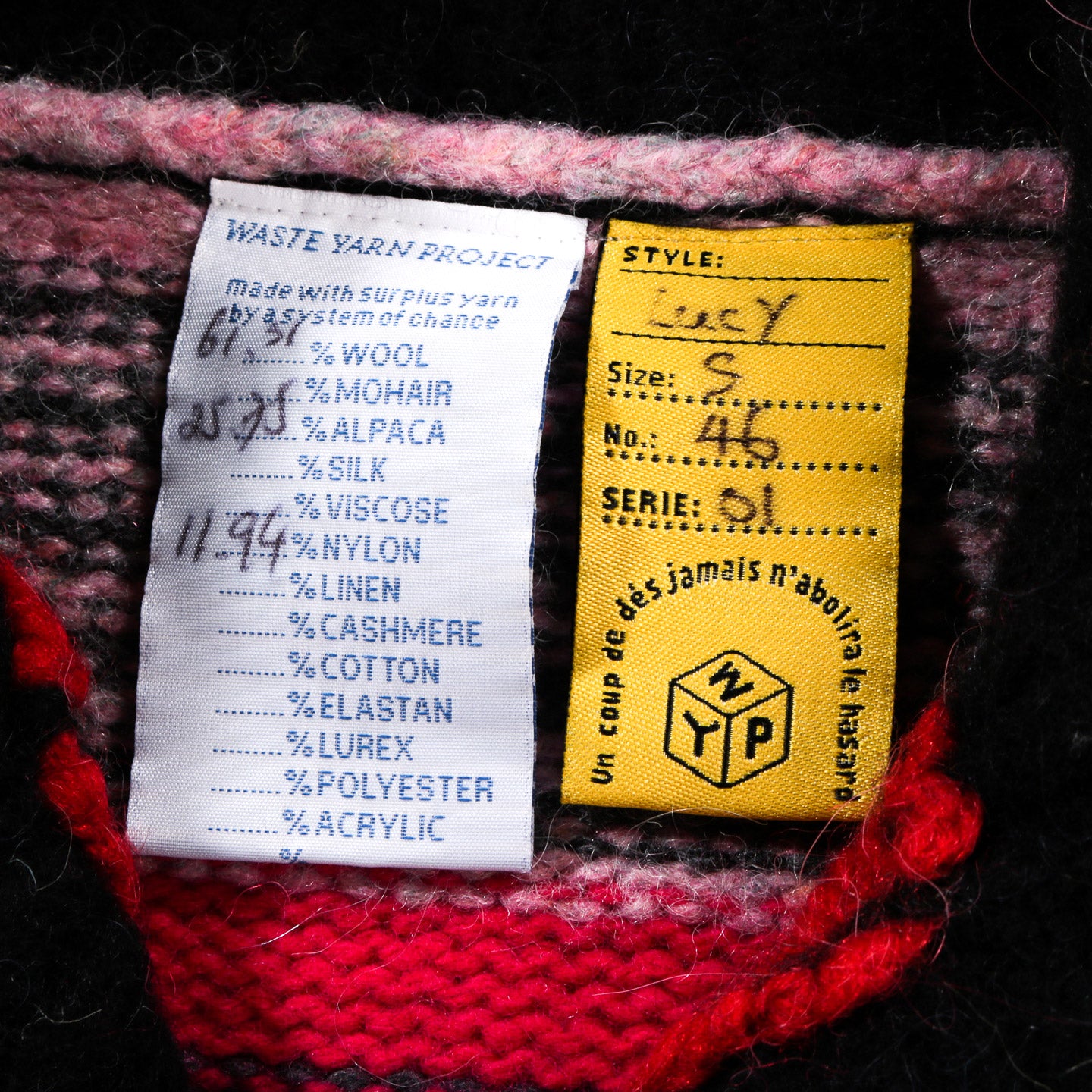 WASTE YARN PROJECT LUCY SWEATER - S (B)
