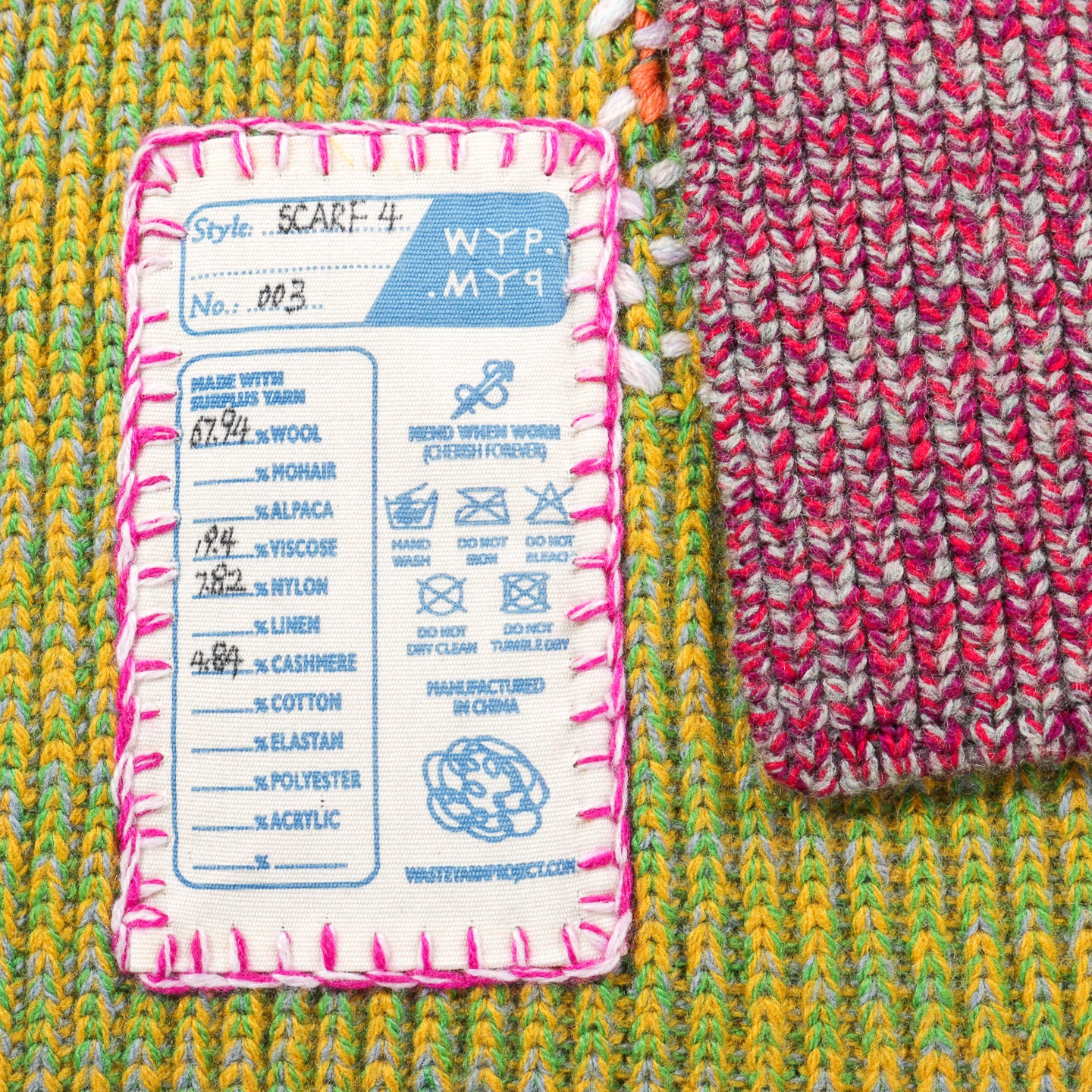 WASTE YARN PROJECT CELIA PYM SCARF 4 - (C)