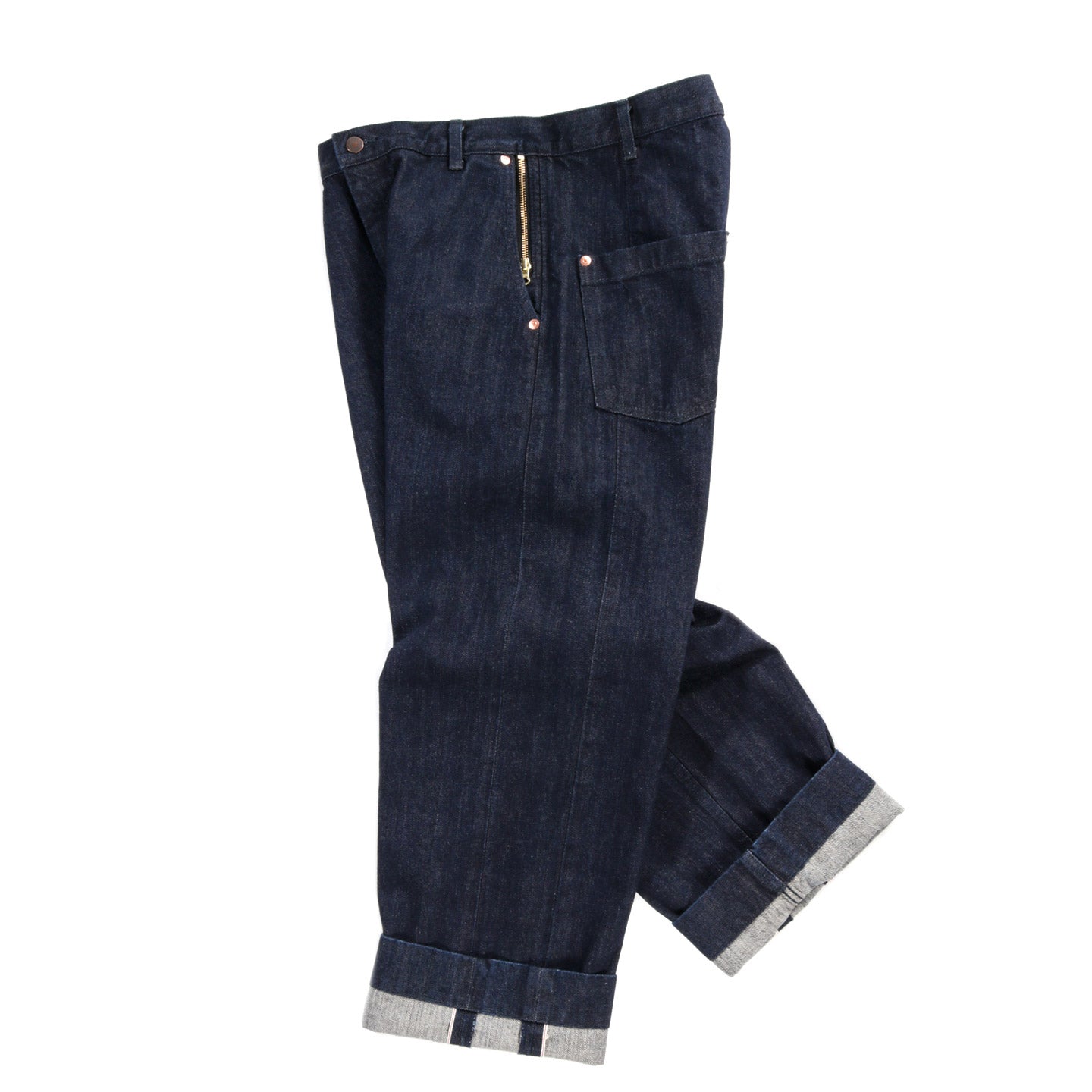 WORKING SLACK JEAN INDIGO DENIM RINSED
