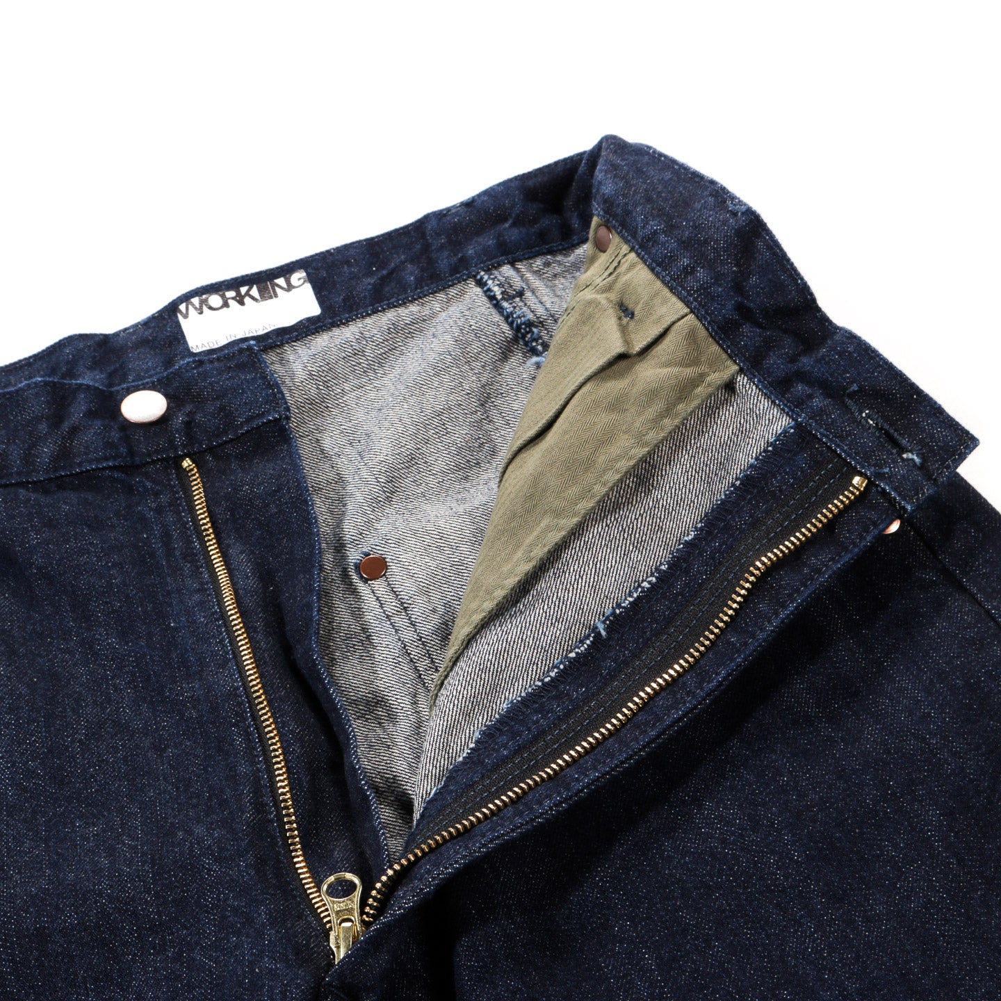 WORKING SLACK JEAN INDIGO DENIM RINSED