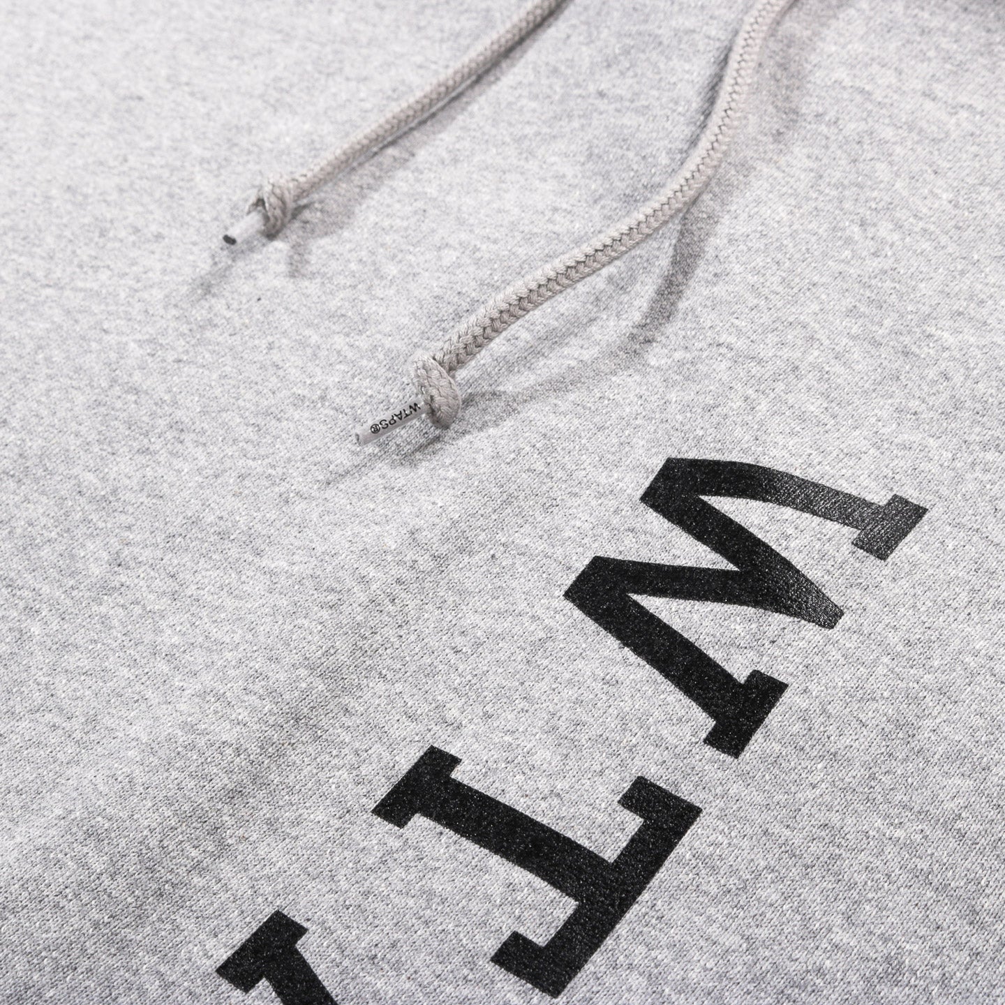 WTAPS COLLEGE HOODY ASH GREY