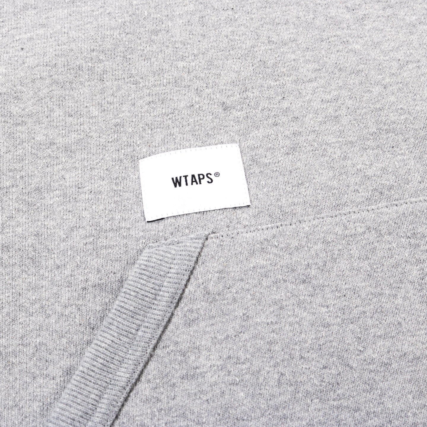 WTAPS COLLEGE HOODY ASH GREY