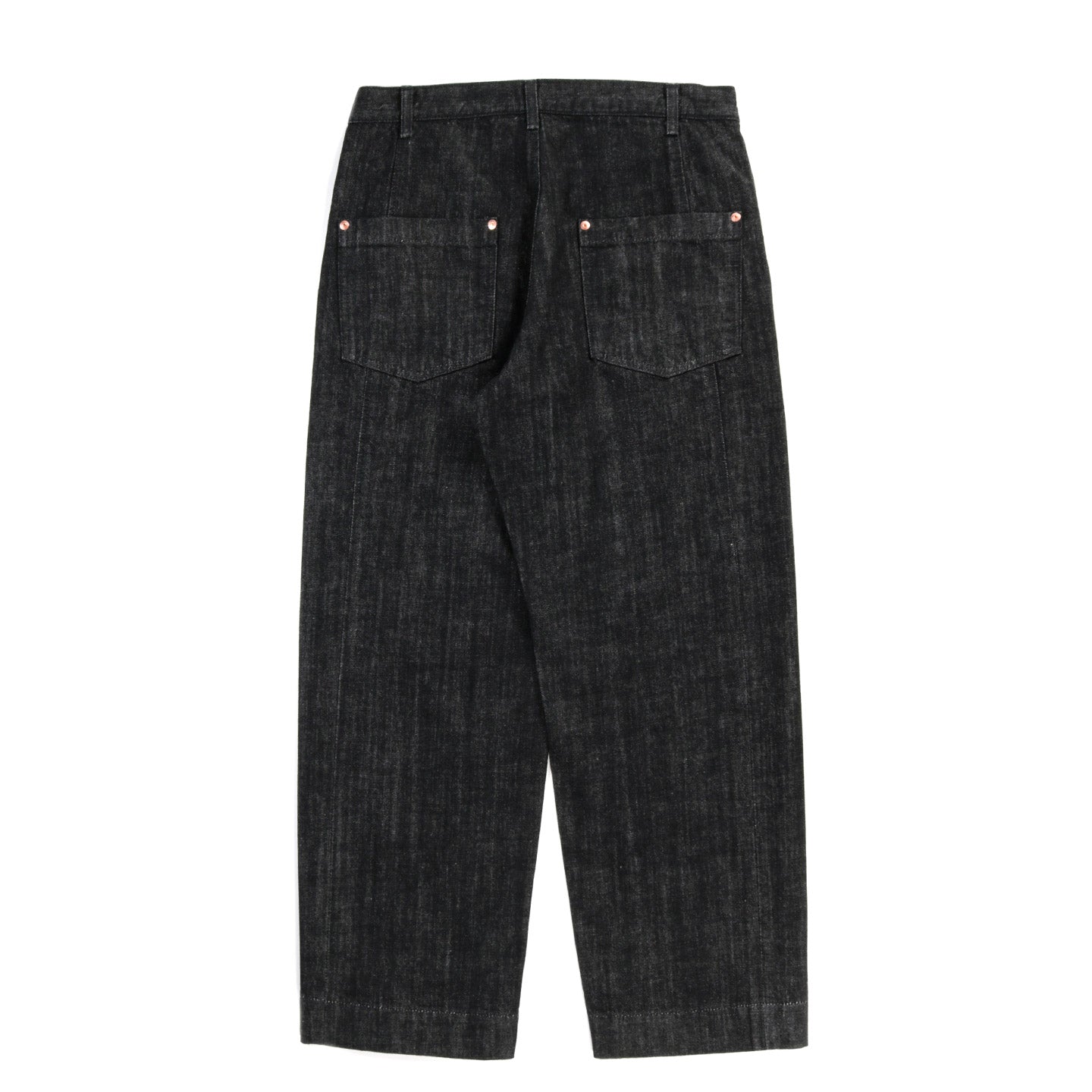WORKING SLACK JEAN BLACK DENIM RINSED