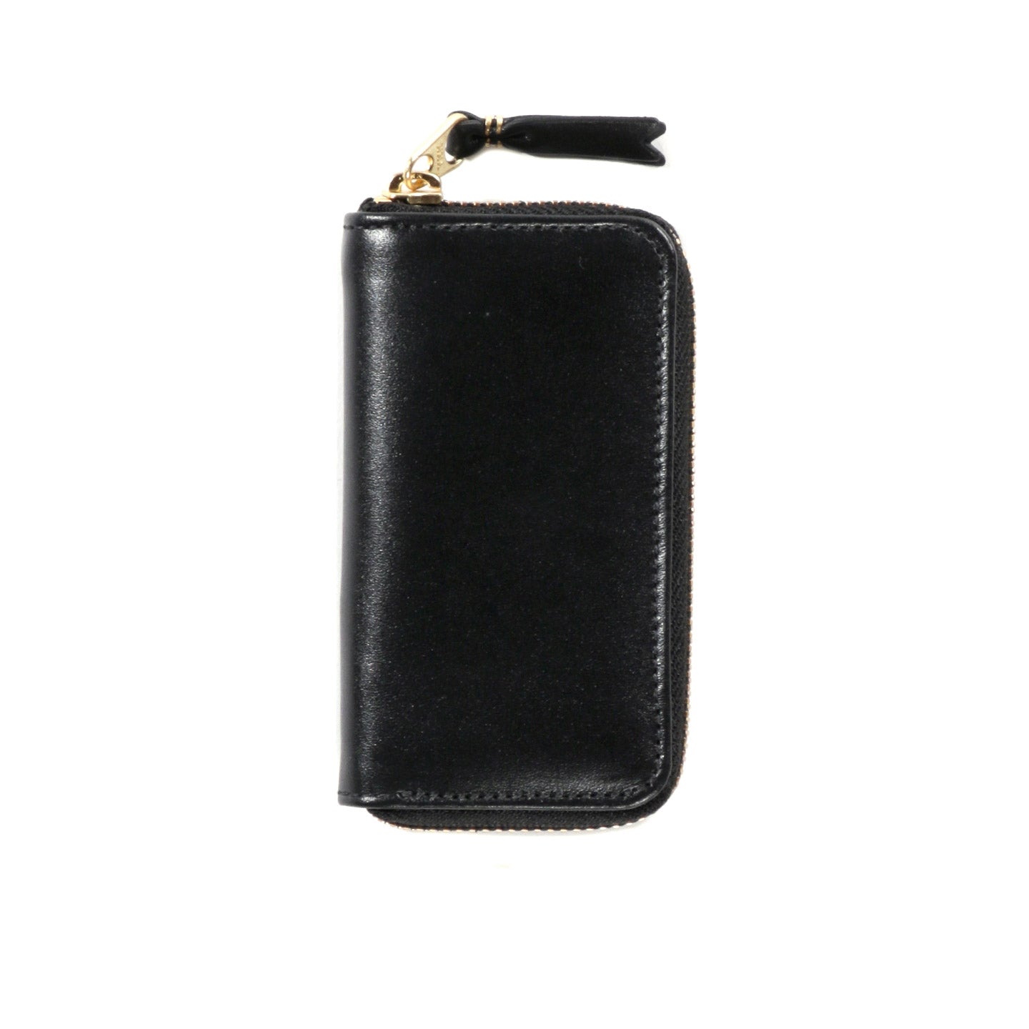 COMME DES GARCONS SA410X CLASSIC LEATHER ZIP WALLET BLACK