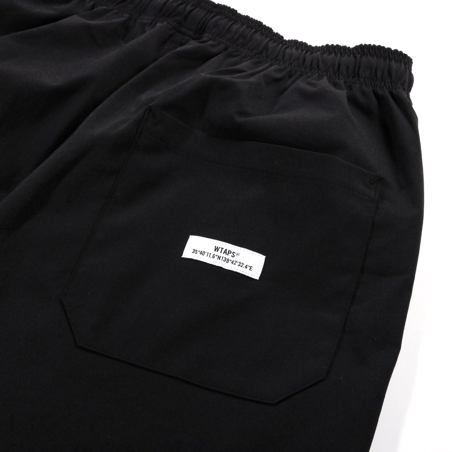 WTAPS SEAGULL 01 TROUSERS POLY TWILL BLACK | TODAY CLOTHING