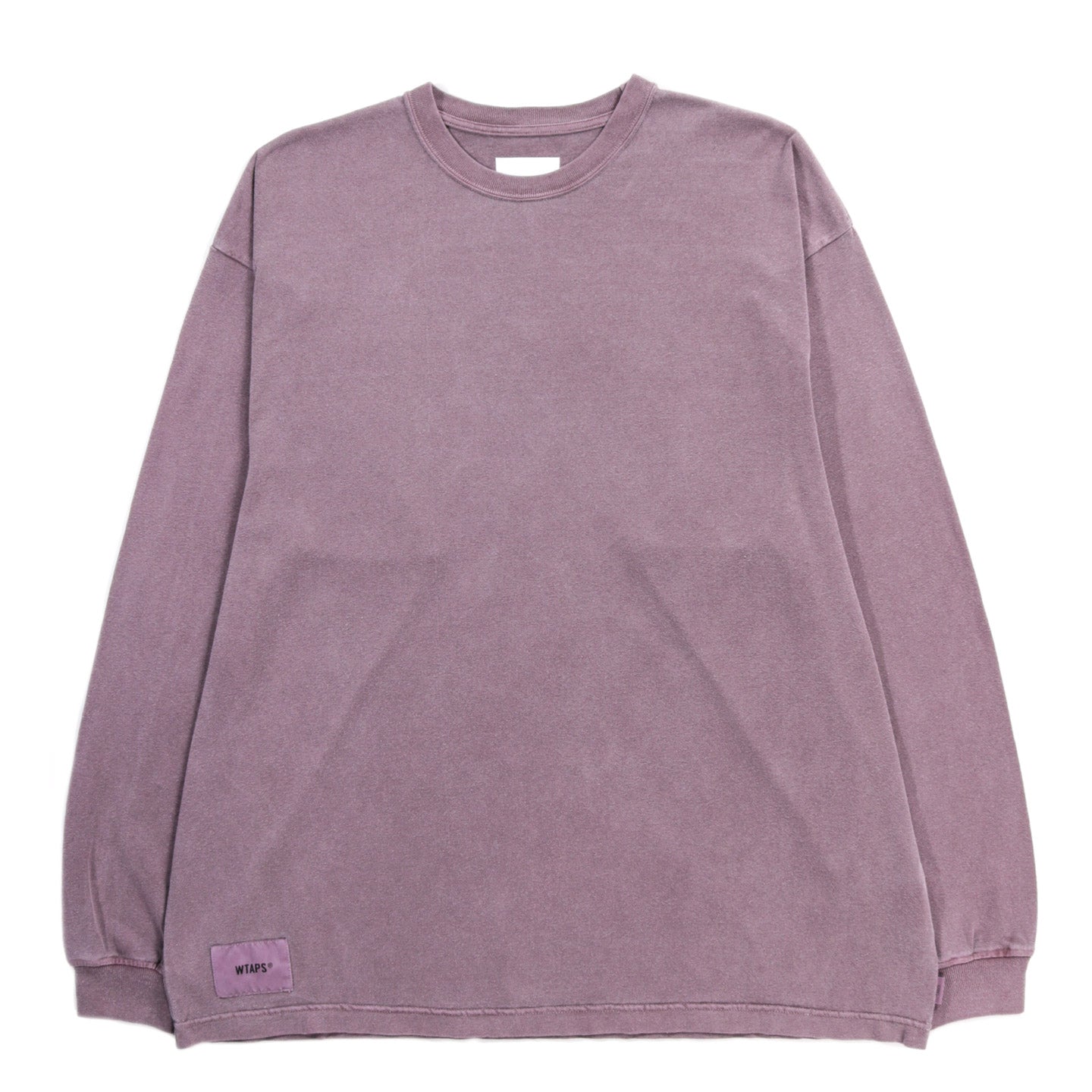 WTAPS OVERDYE LS T-SHIRT BURGUNDY