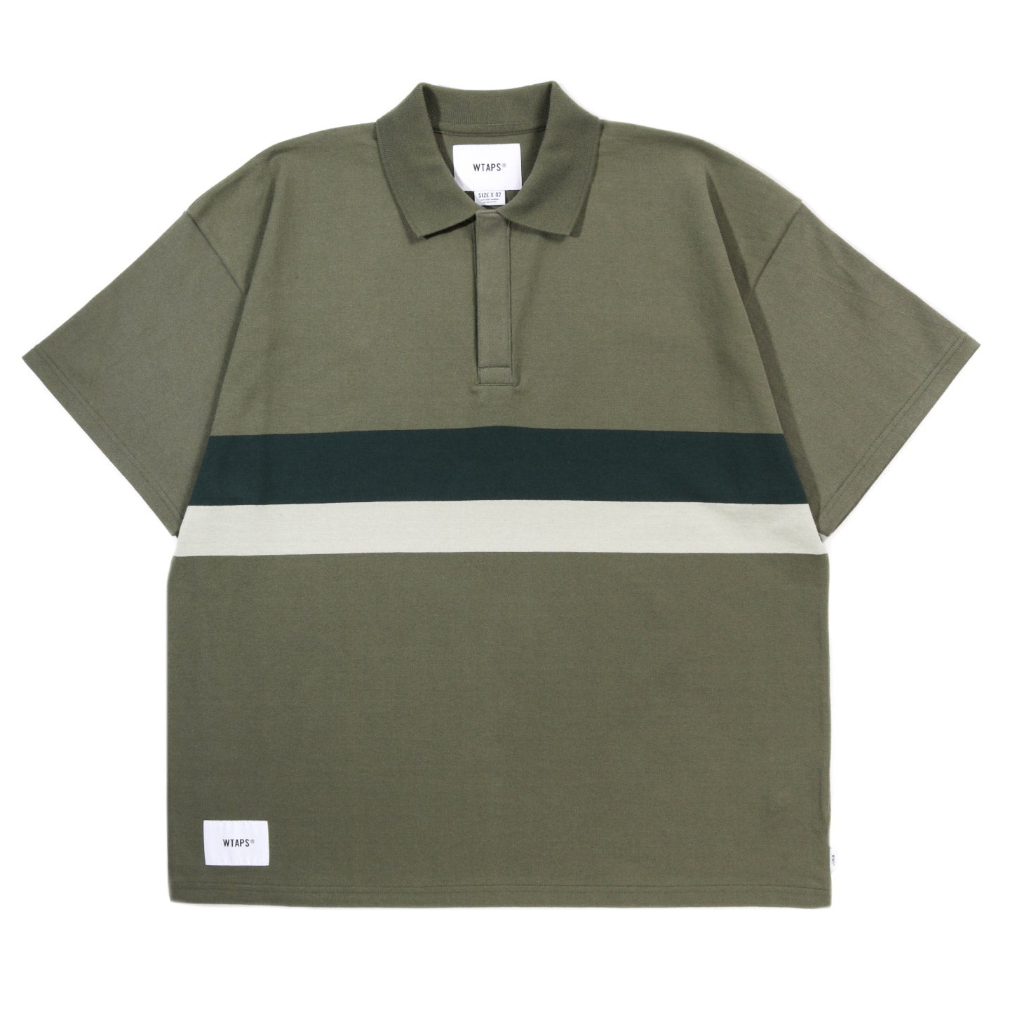 WTAPS MC POLO SHIRT OLIVE DRAB