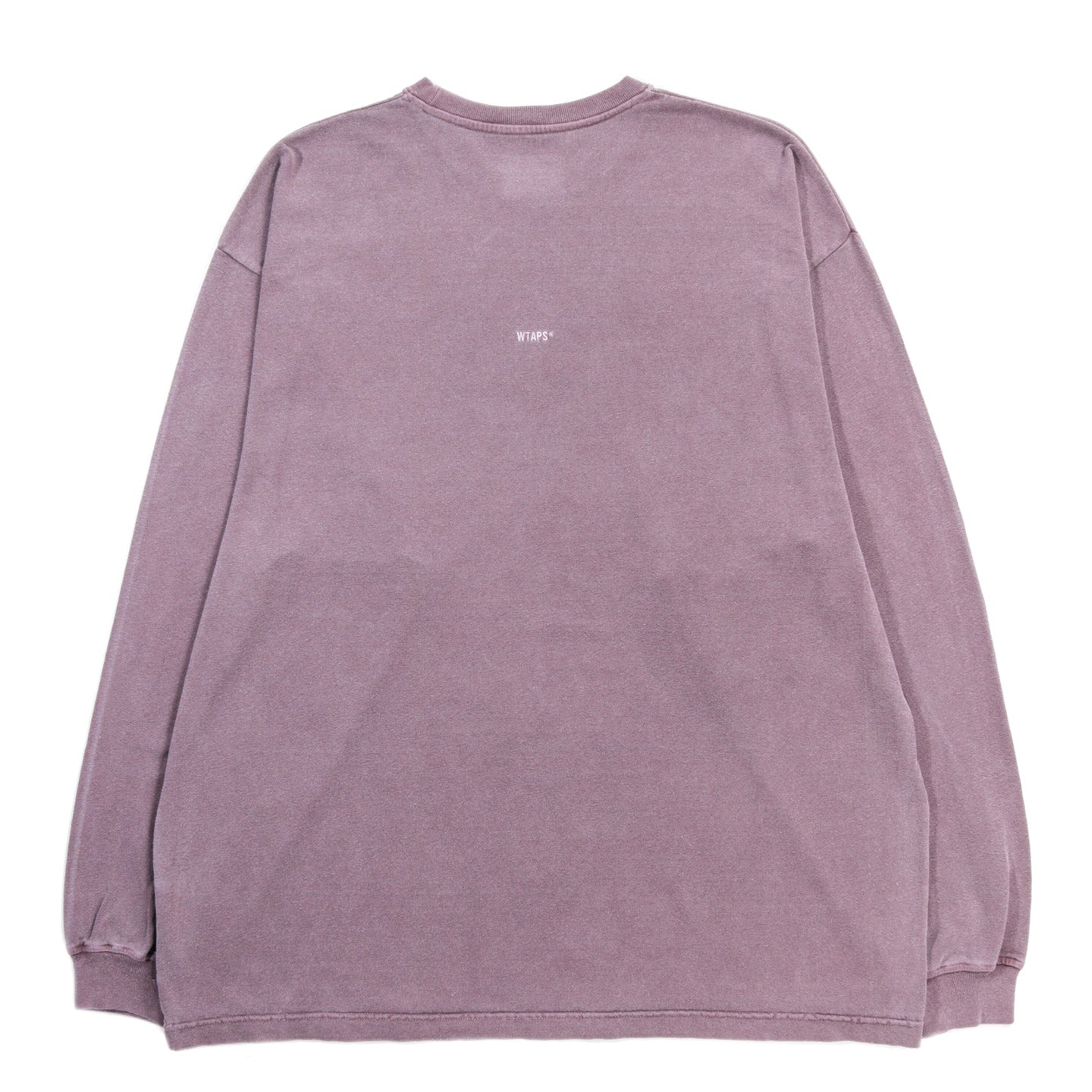 WTAPS OVERDYE LS T-SHIRT BURGUNDY