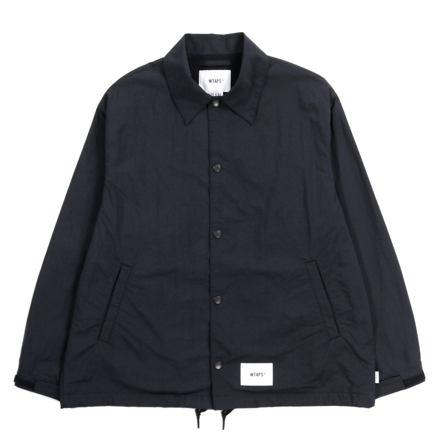 WTAPS CHIEF JACKET BLACK | TODAY CLOTHING