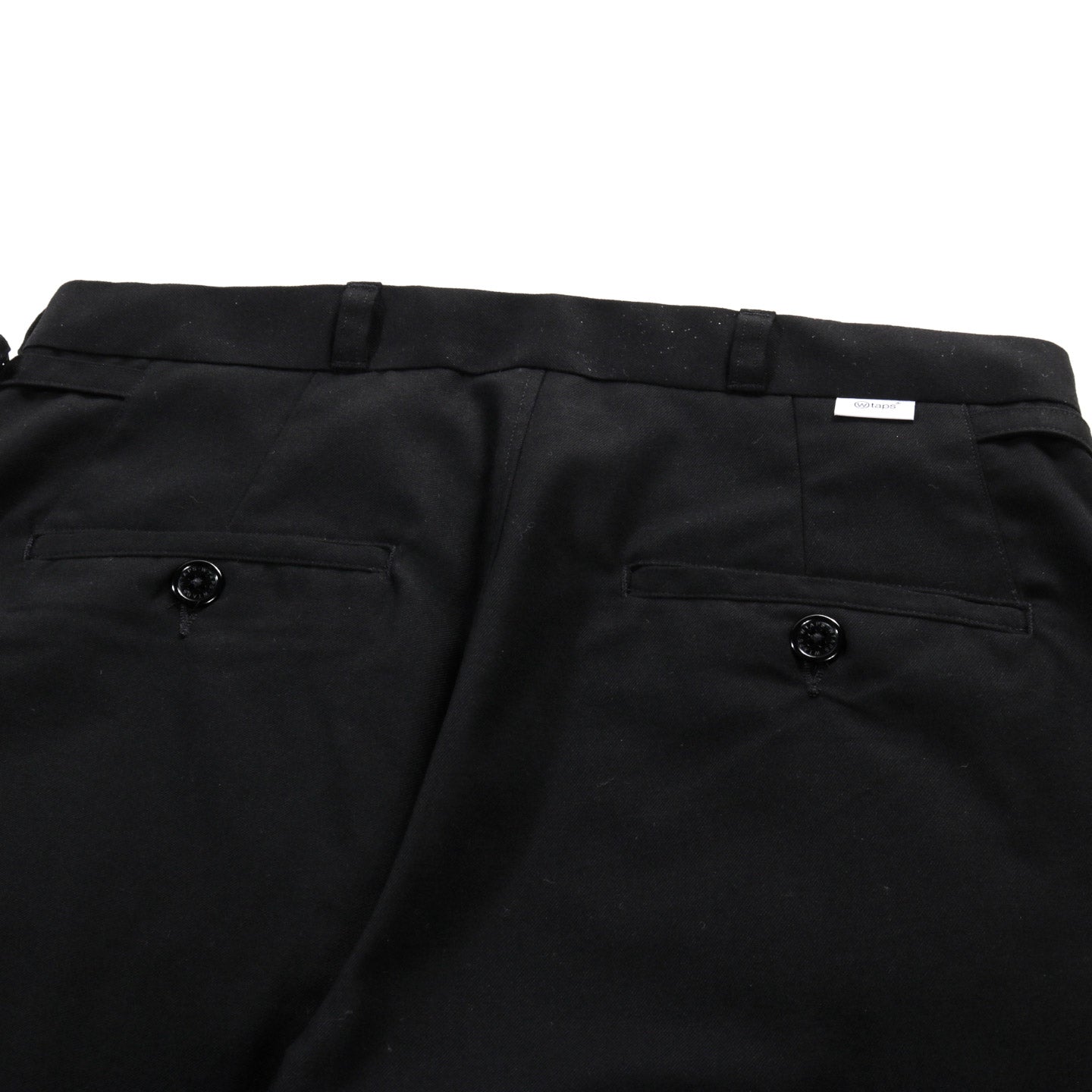 WTAPS CINCH TROUSERS BLACK