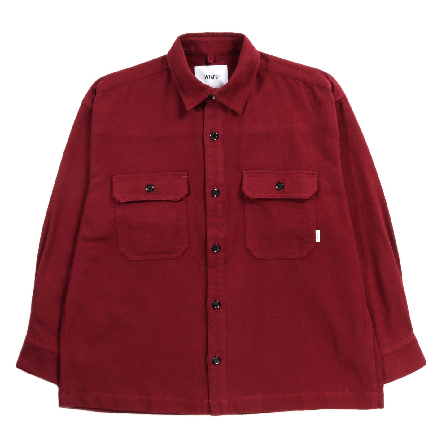 WTAPS DECK 02 SHIRT BURGUNDY
