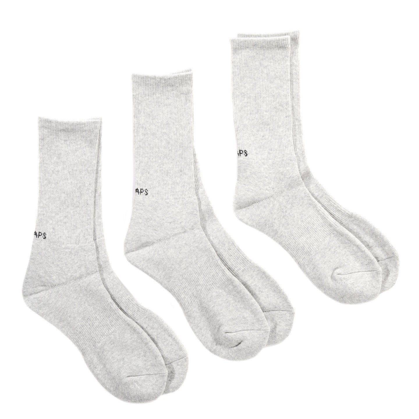 WTAPS SOX 02 3-PACK GRAY