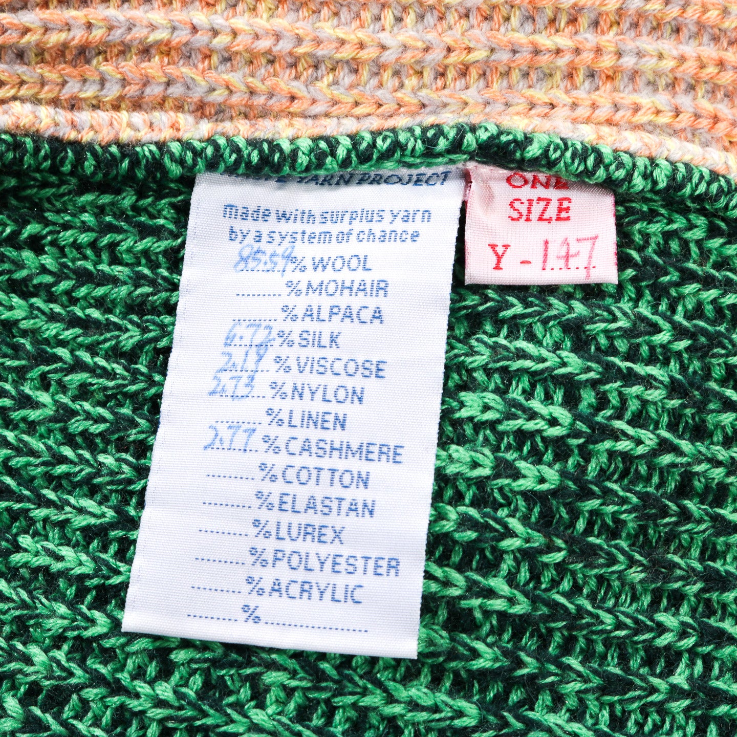 WASTE YARN PROJECT YAYA BEANIE - (A)