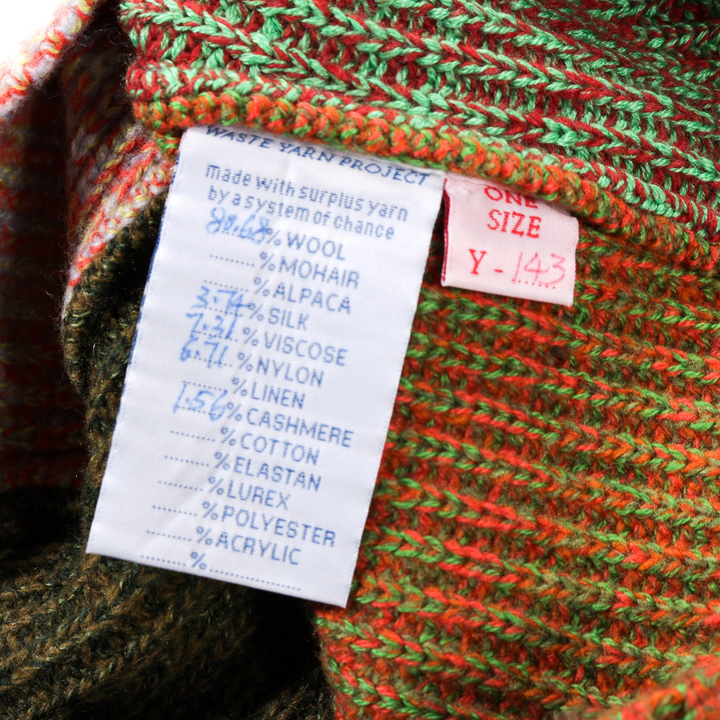 WASTE YARN PROJECT YAYA BEANIE - (E)