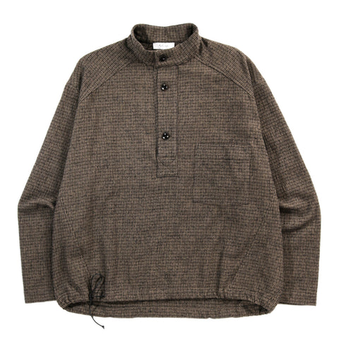 WANZE SMOCK BRUSHED COTTON WOOL PLAID