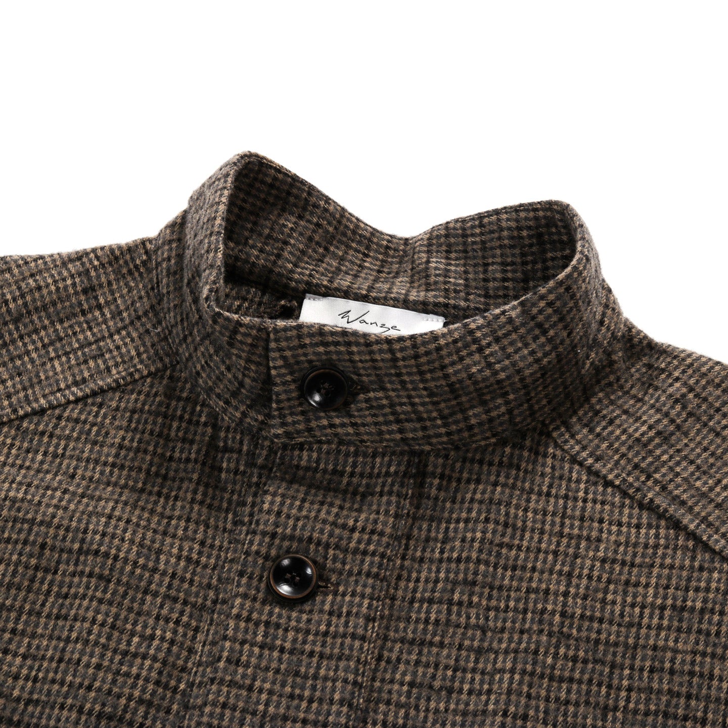 WANZE SMOCK BRUSHED COTTON WOOL PLAID