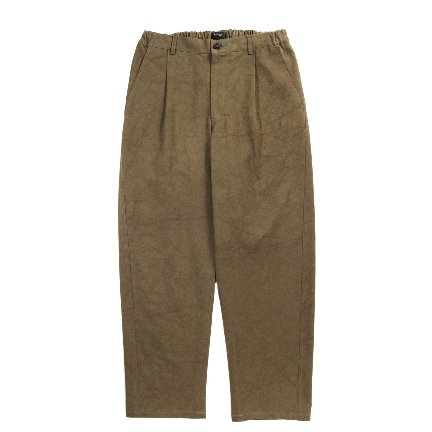 WANZE TROUSER DENSE WEAVE COTTON KHAKI