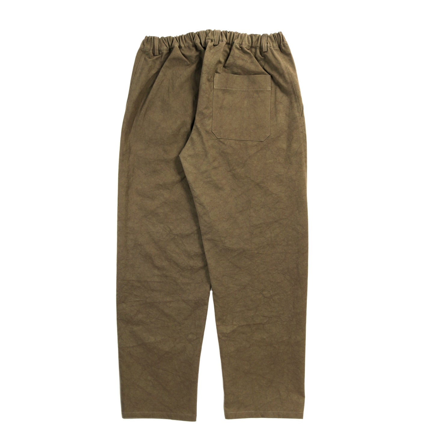 WANZE TROUSER DENSE WEAVE COTTON KHAKI