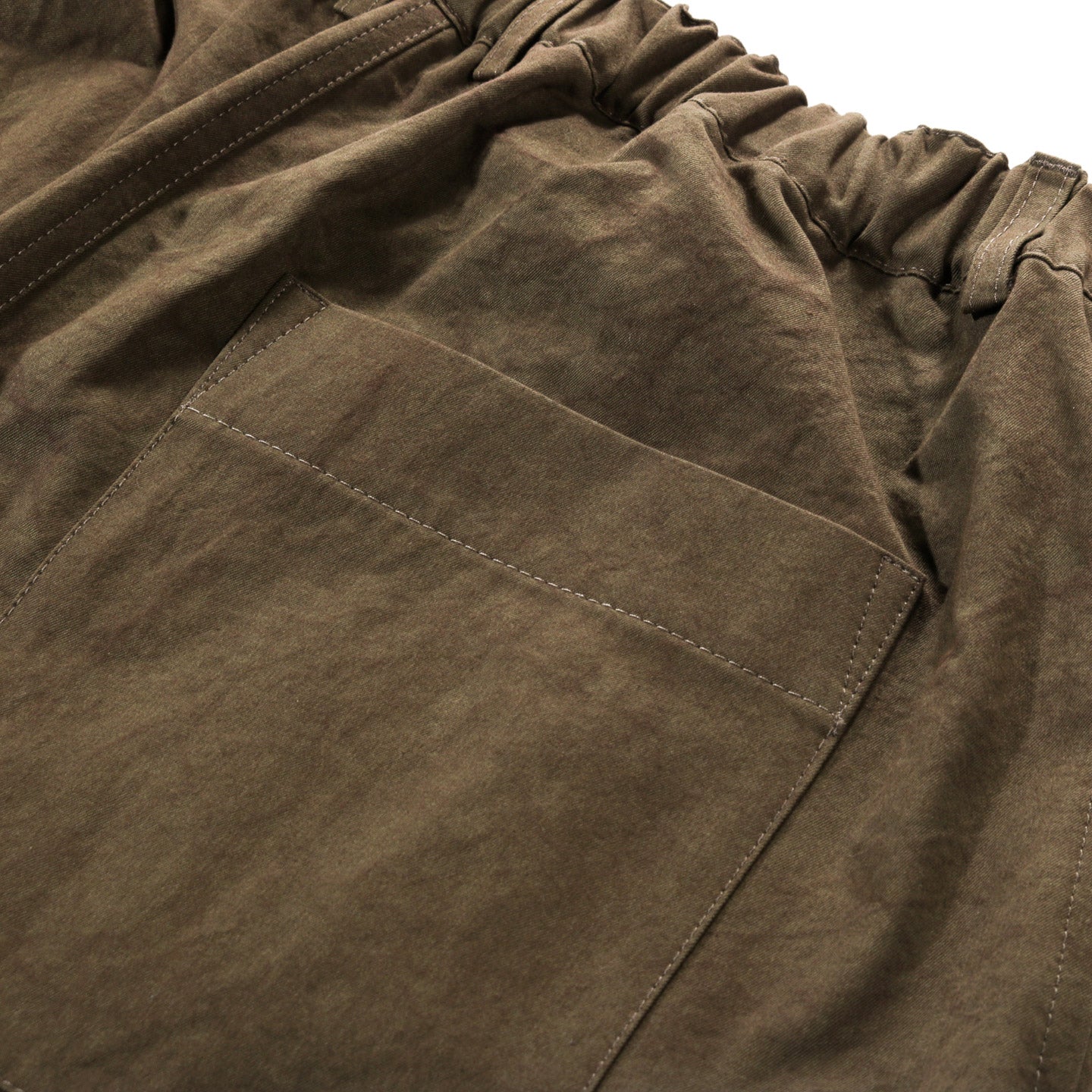 WANZE TROUSER DENSE WEAVE COTTON KHAKI