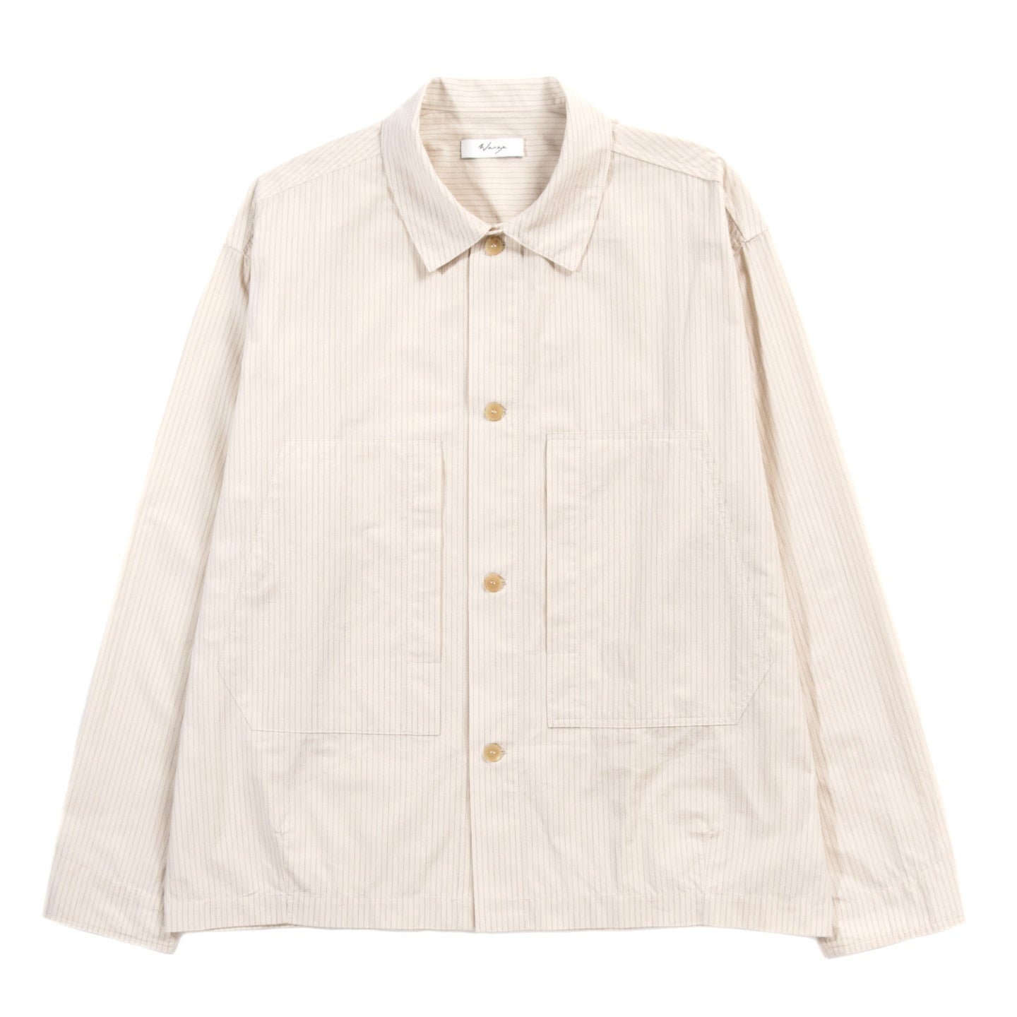 WANZE CHORE SHIRT COTTON POPLIN STRIPE