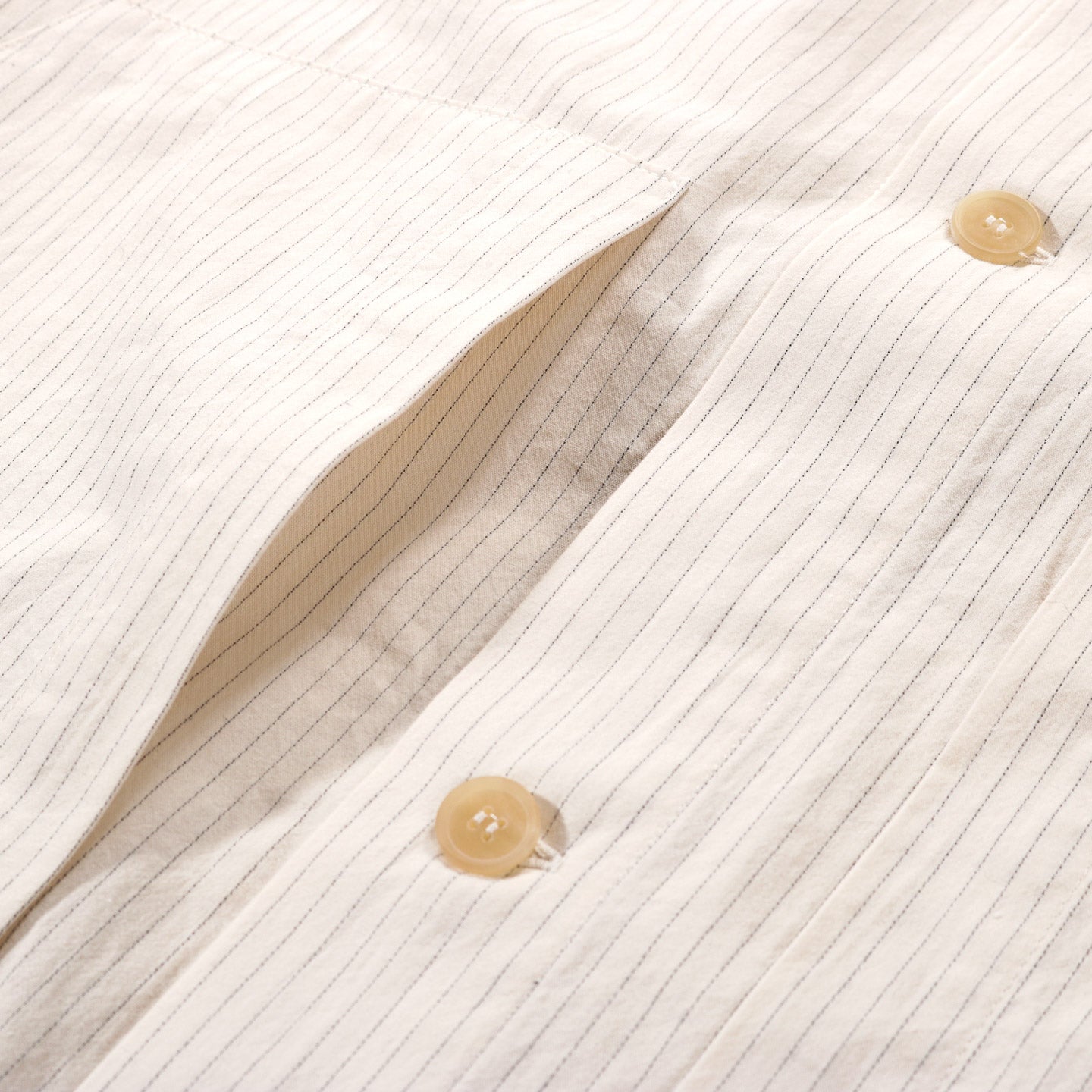 WANZE CHORE SHIRT COTTON POPLIN STRIPE