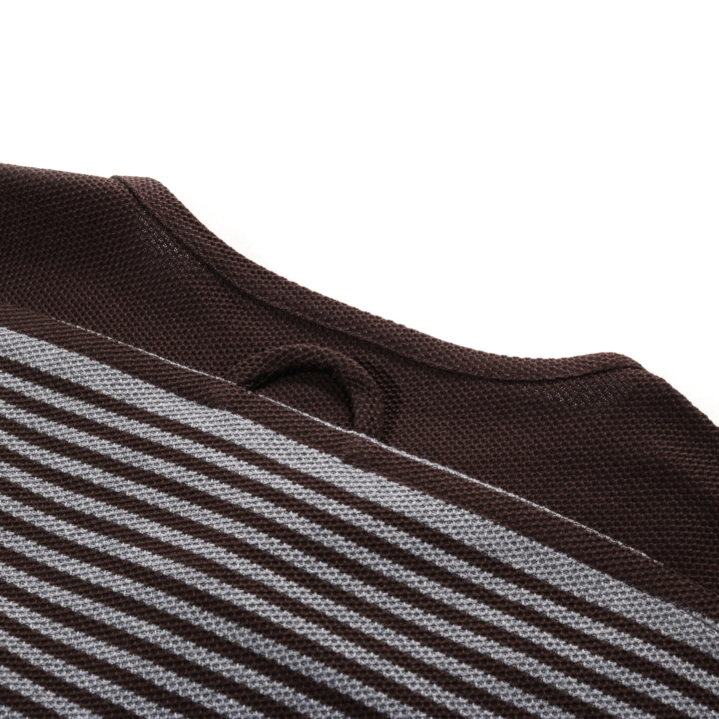WANZE RUGBY LONG SLEEVE COTTON WAFFLE STRIPE