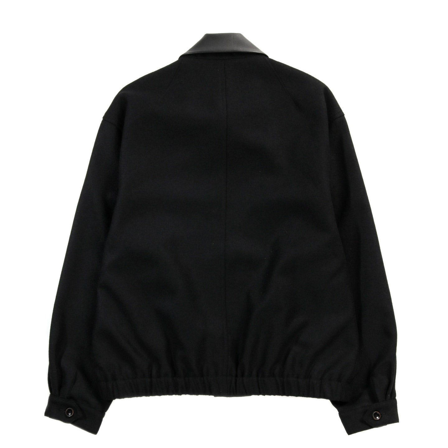 WANZE HARRINGTON JACKET WOOL SERGE BLACK