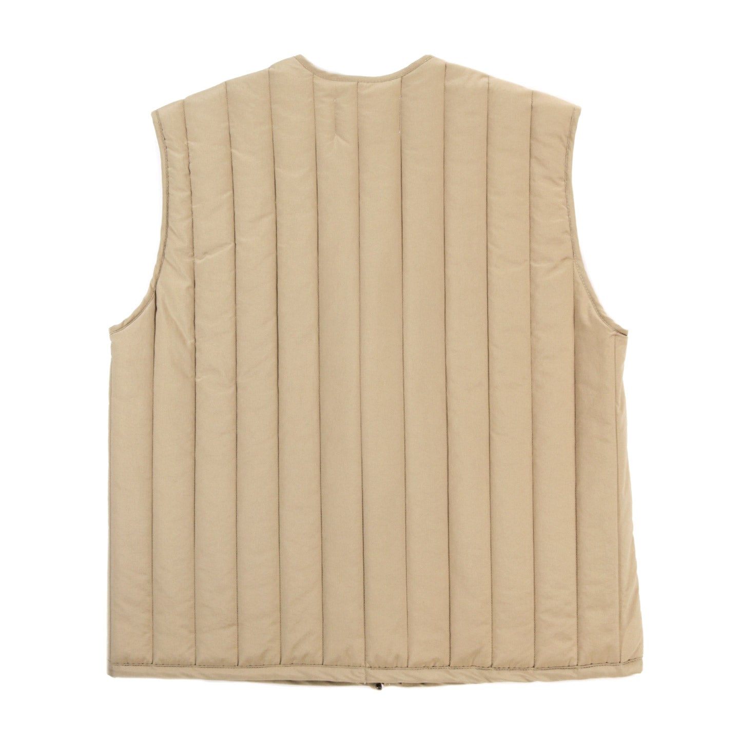 XENIA TELUNTS QUILTED GILET BEIGE